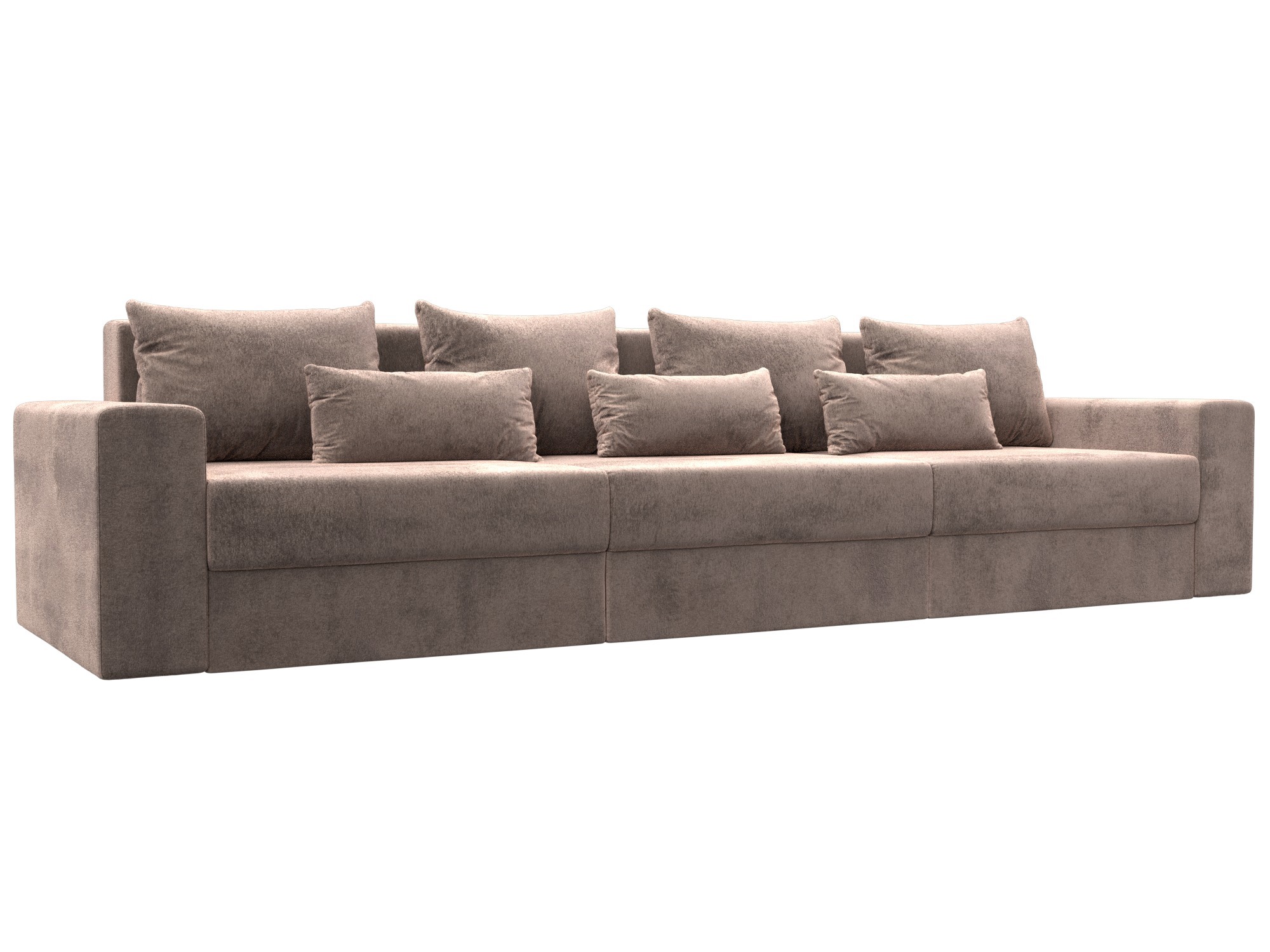 Изображение товара Диван раскладной Лига диванов 350x96x106 см велюр цвет tower 05 бежевый