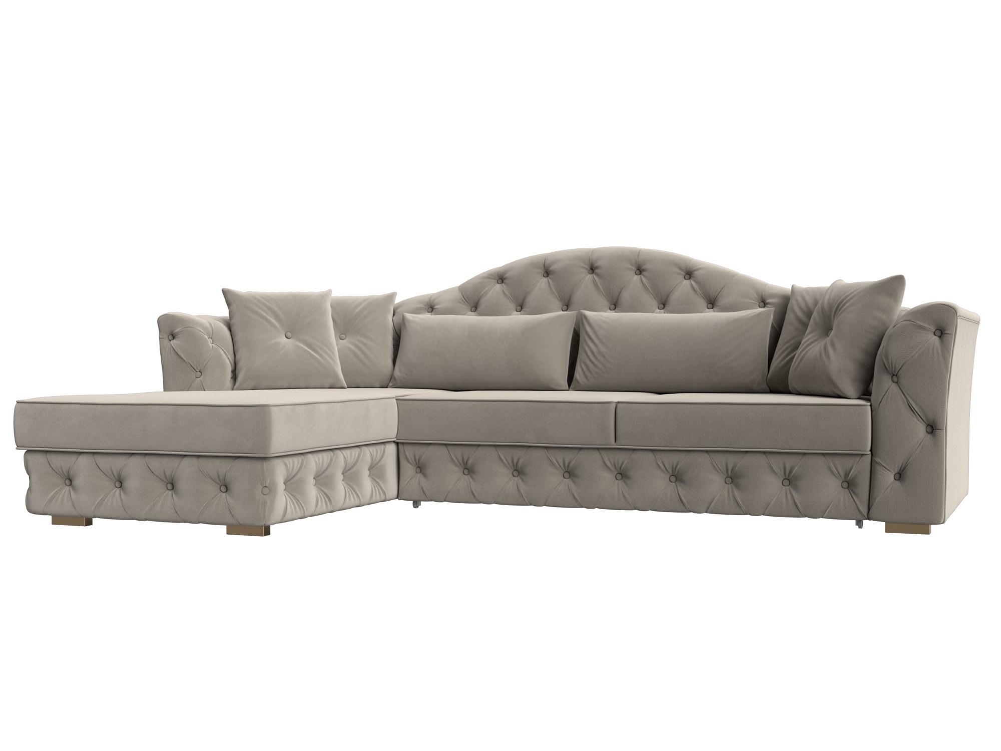 Изображение товара Диван раскладной Лига диванов Артис бежевый 250x97x181 см