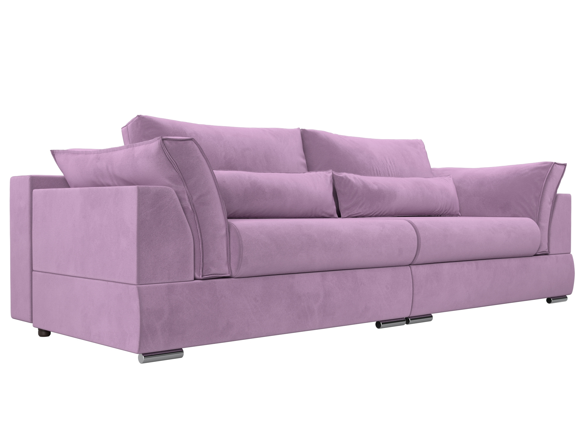 Изображение товара Диван раскладной Лига диванов 272x90x116 см вельвет цвет сиреневый