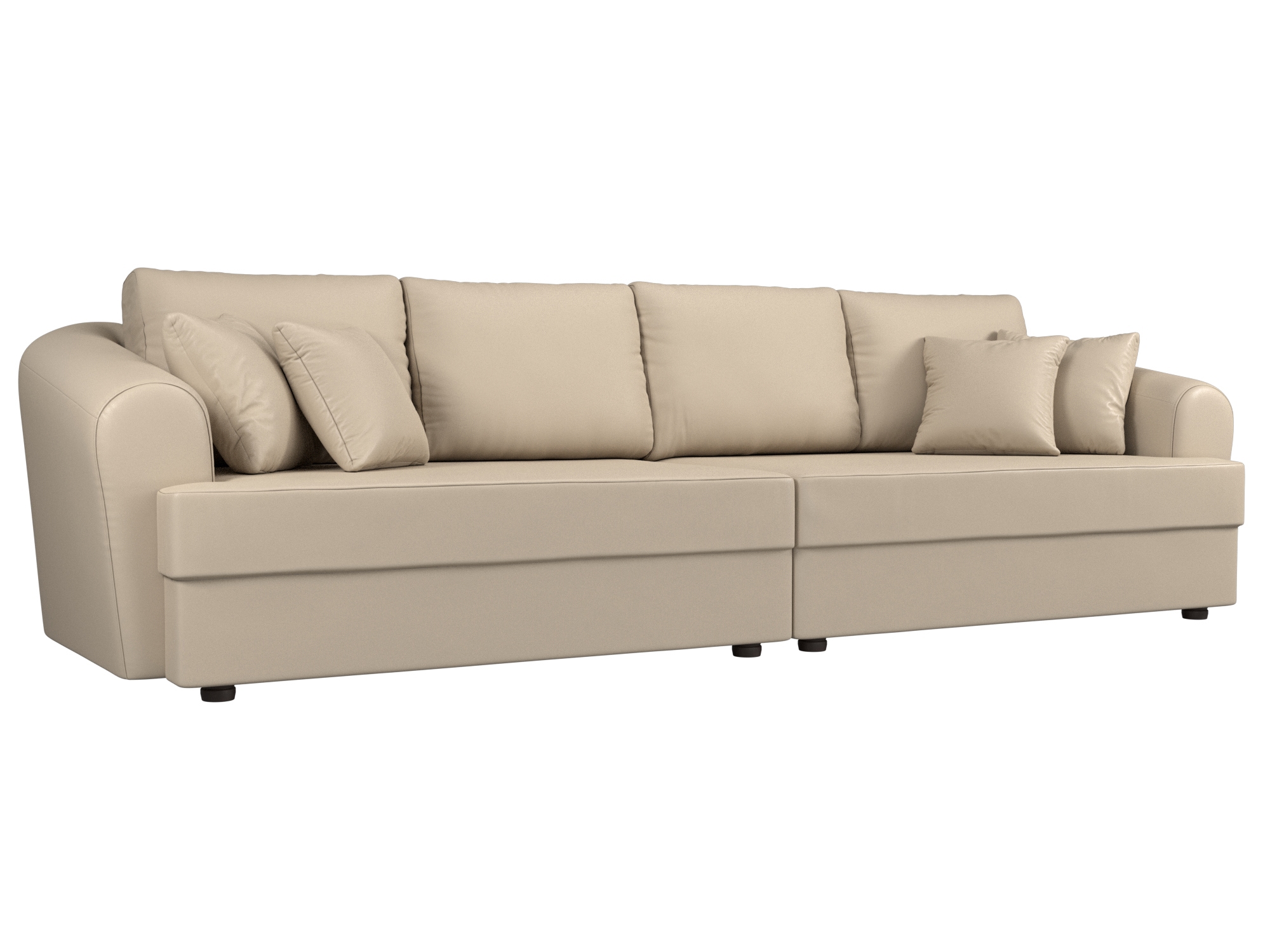 Изображение товара Диван раскладной Лига диванов 320x88x106 см эко-кожа цвет бежевый