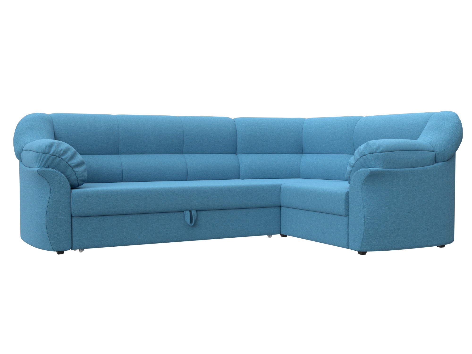 Изображение товара Диван раскладной Лига диванов Карнелла 260x93x182 см голубой