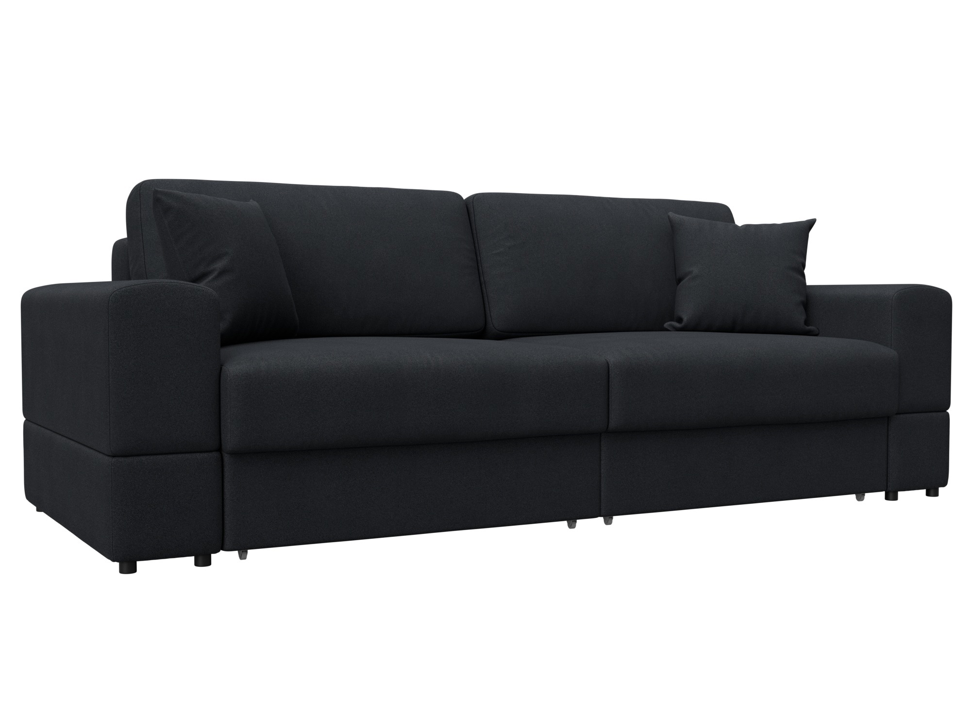 Изображение товара Диван раскладной Лига-055 НПБ из замши с ящиками Россия