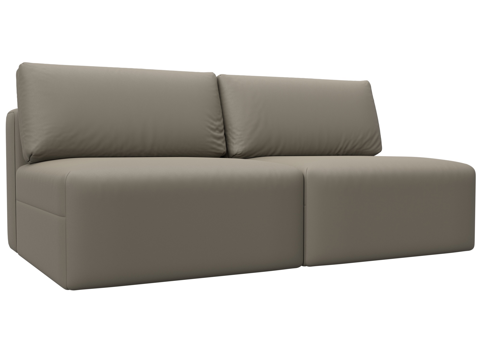 Изображение товара Диван прямой модульный Лига-060 НПБ Эко-кожа бежевый современный