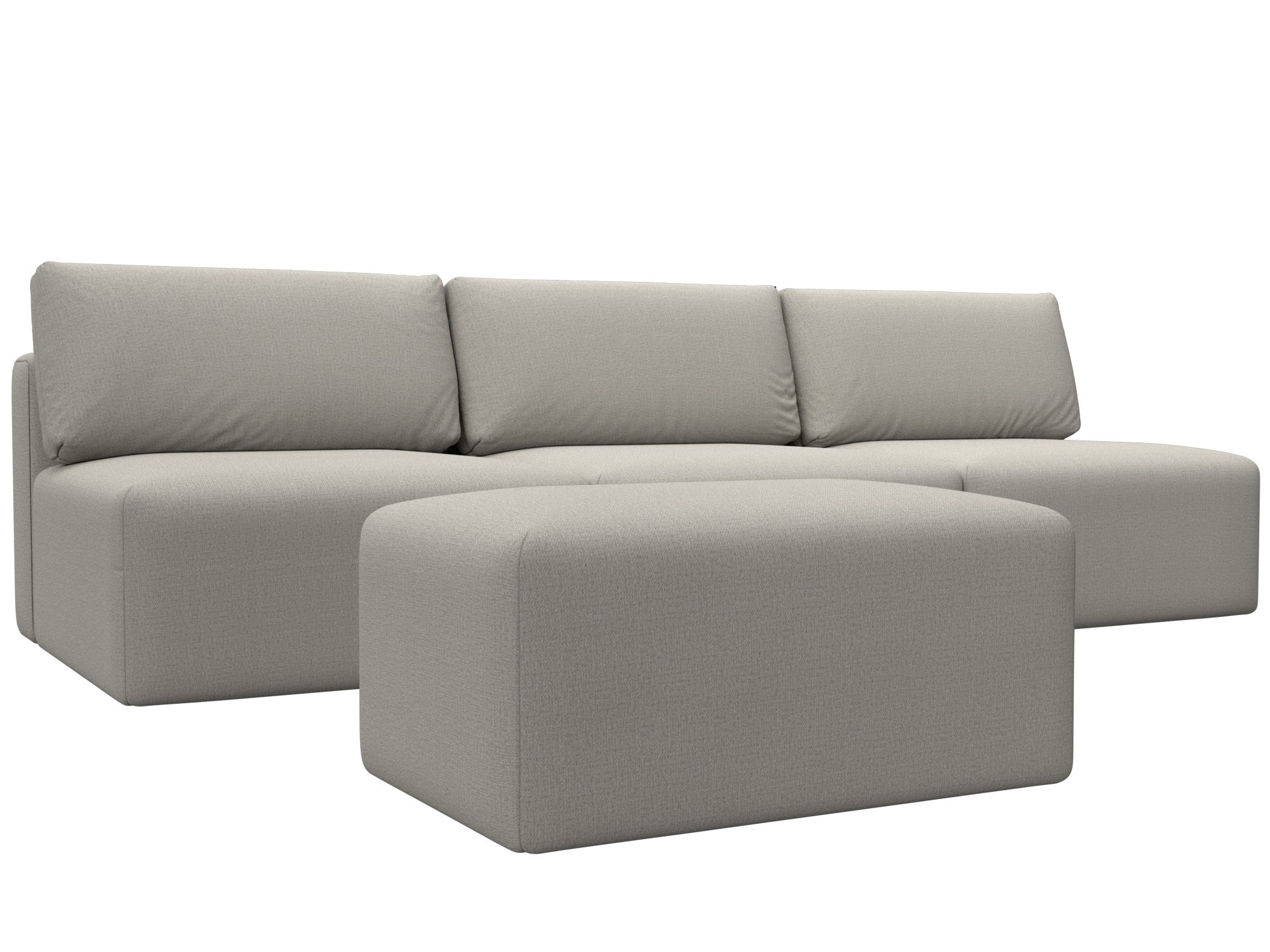 Изображение товара Диван раскладной Лига-060 НПБ Лонг бежевый