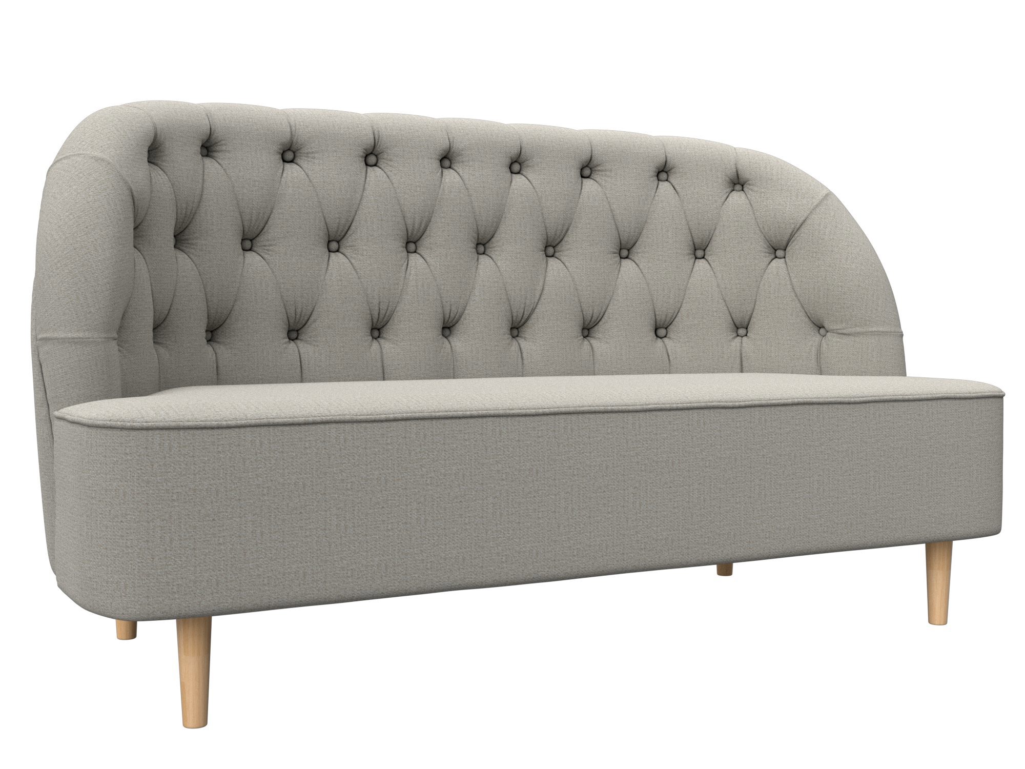 Изображение товара Кушетка Лига диванов Амиса 126025_спб бежевый 144x84x63 см рогожка