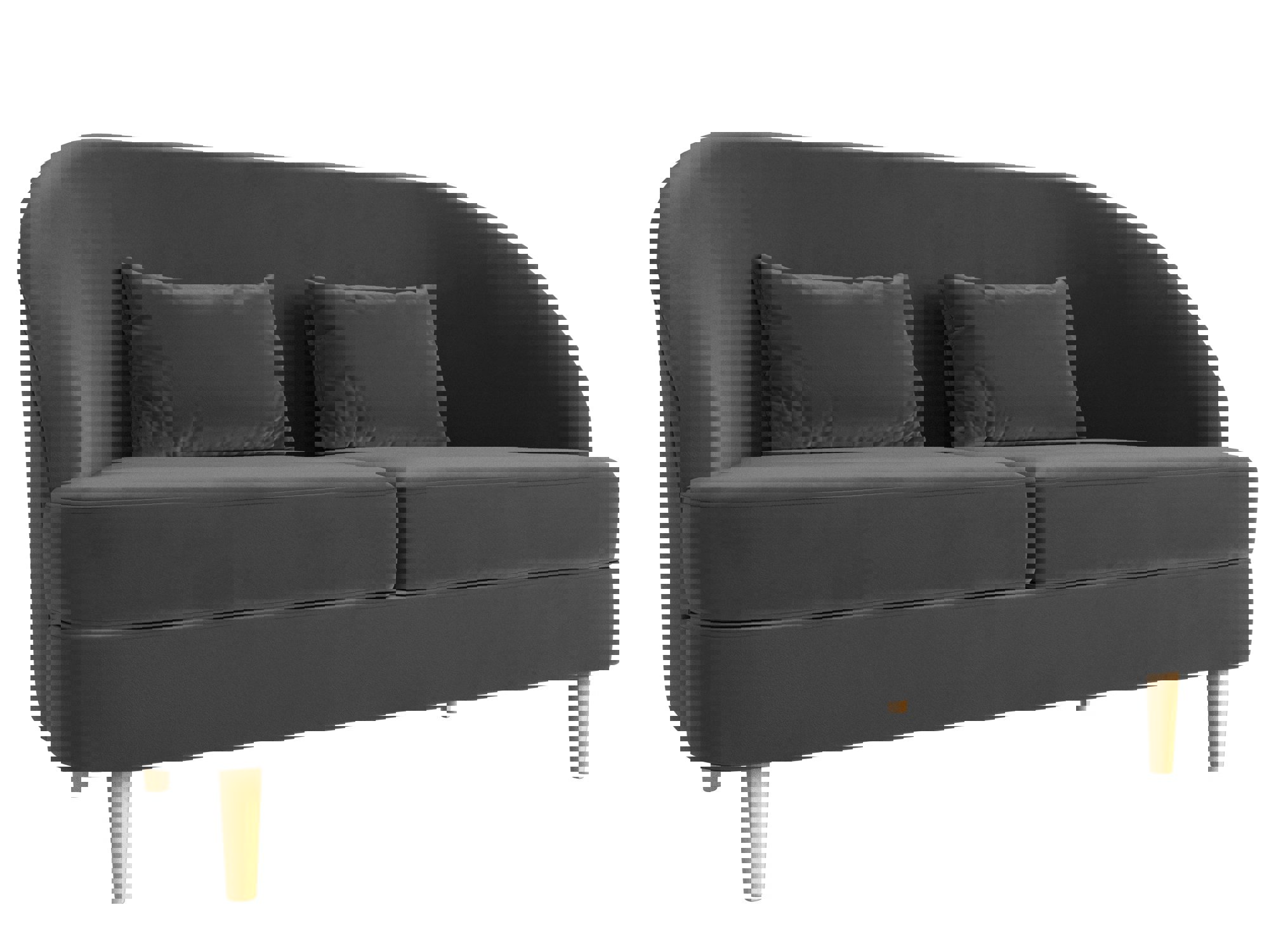 Изображение товара Кушетка Атико Лига диванов 144x82x63 см велюр серый