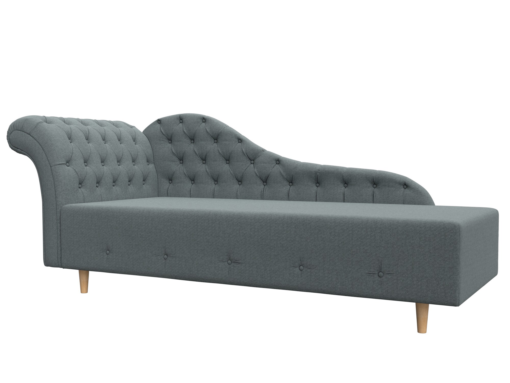 Изображение товара Кушетка Лига диванов Камерон 123153L серый Амур 07 спальня гостиная