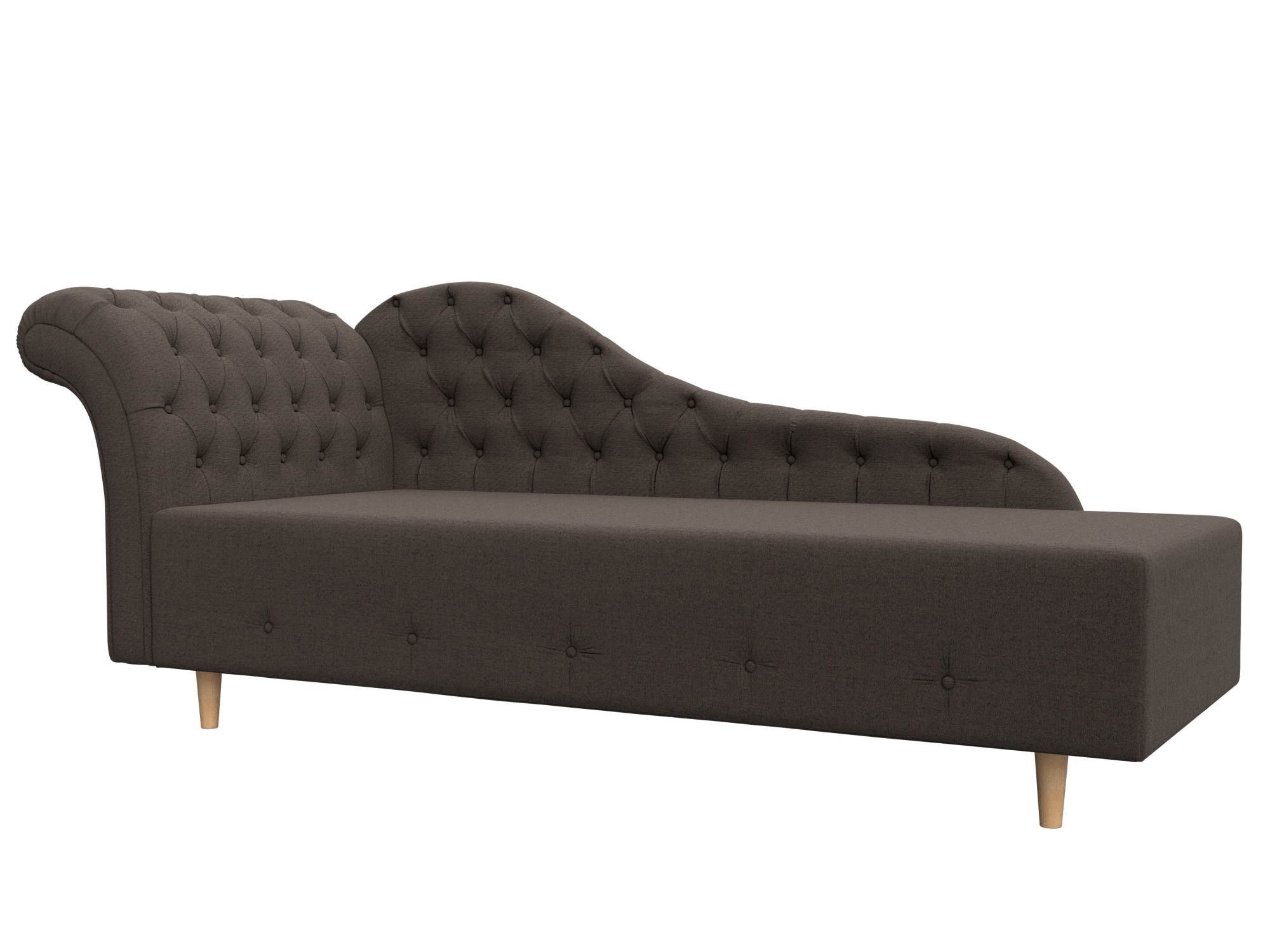 Изображение товара Кушетка Лига диванов Камерон 123152L, компактная, недорогая, коричневая