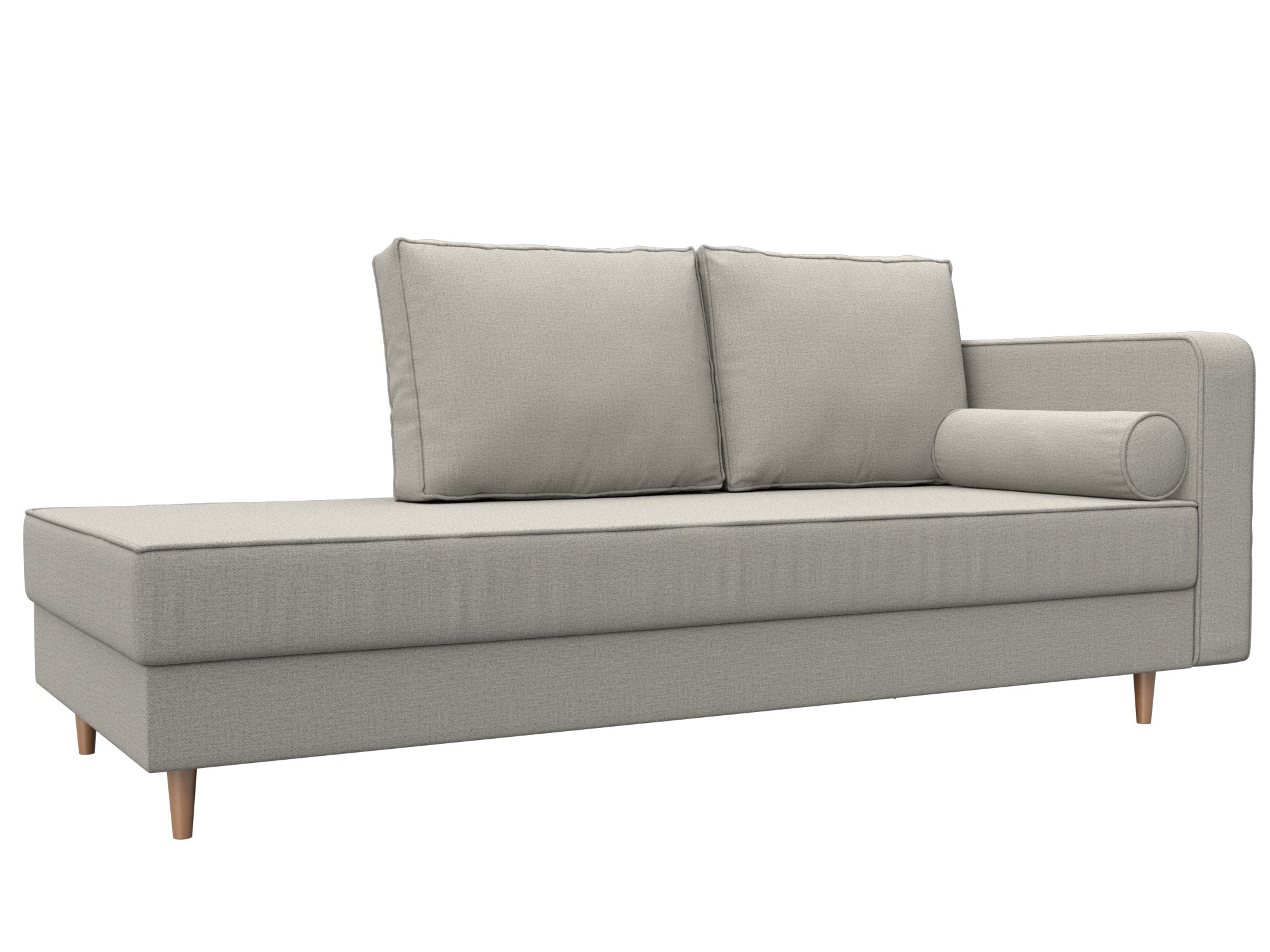 Изображение товара Кушетка Лига диванов Прайм 123161_спб 212x81 см бежевый рогожка