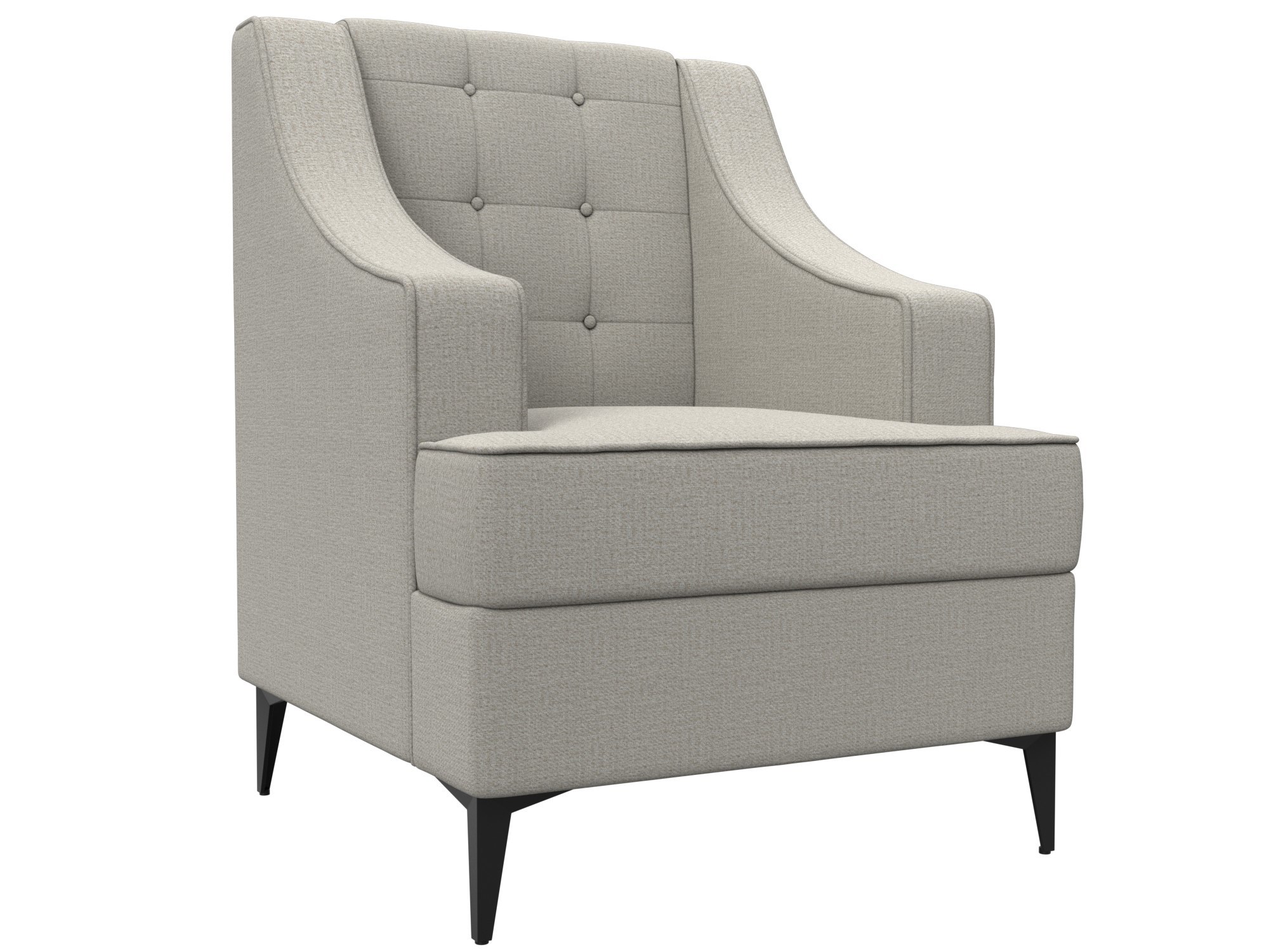 Изображение товара Мягкое кресло Лига Диванов Марк 88x103x80 см бежевое комфортное и стильное