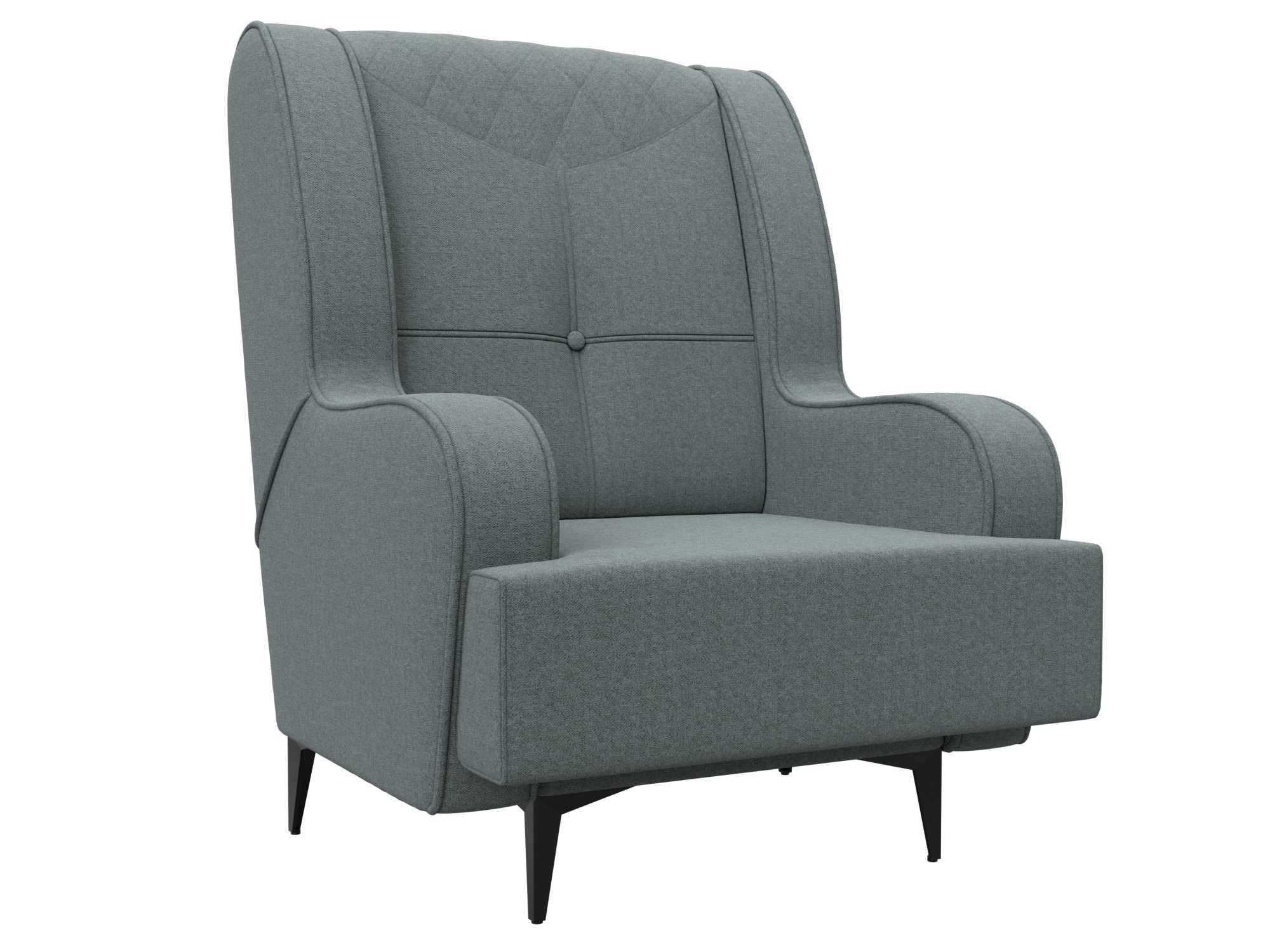 Изображение товара Мягкое кресло Лига диванов Неаполь 72x101x77 см рогожка цвет амур 07 серый