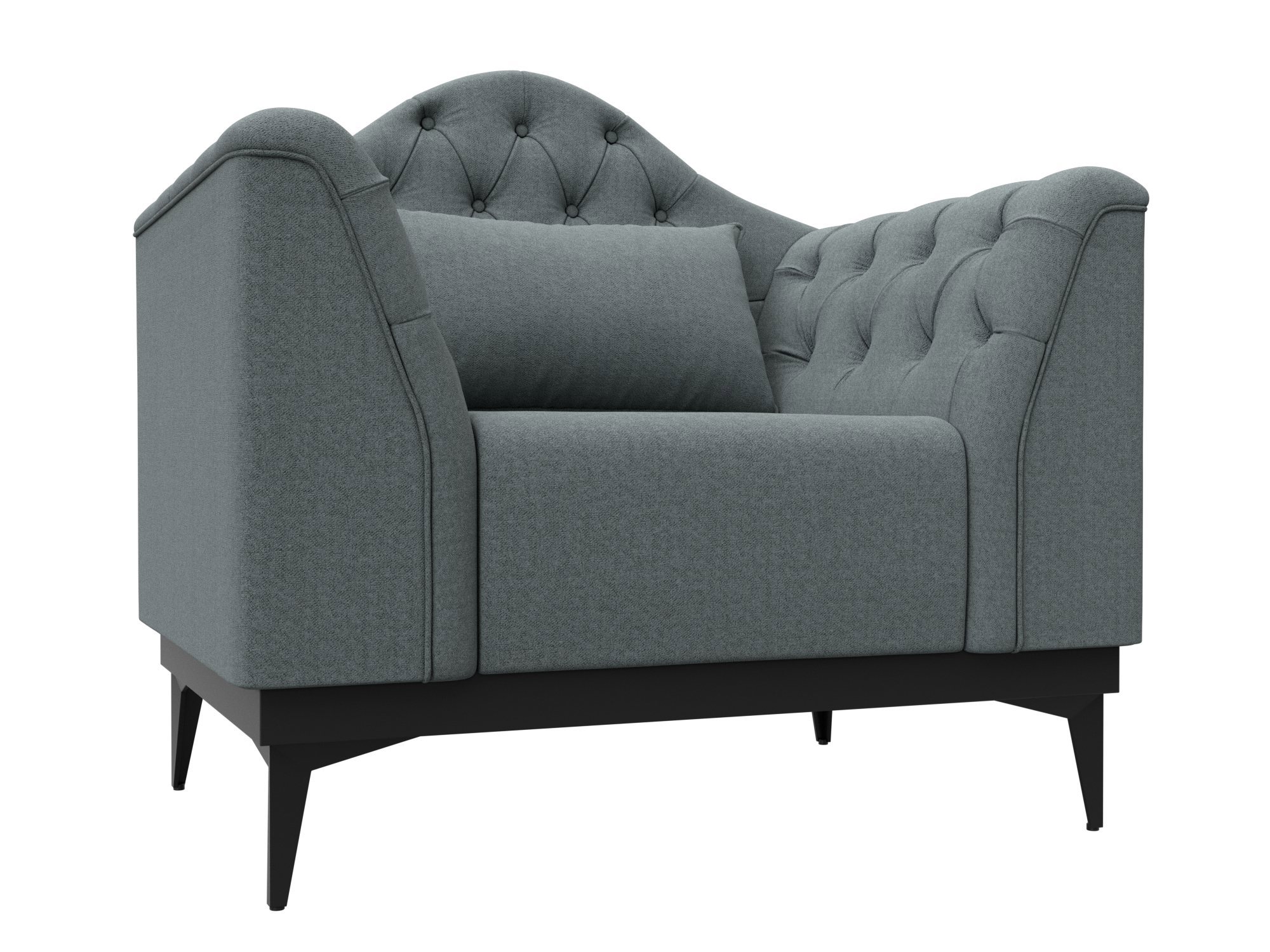 Изображение товара Мягкое кресло Флорида 100x99x85 см серое ЛИГА ДИВАНОВ