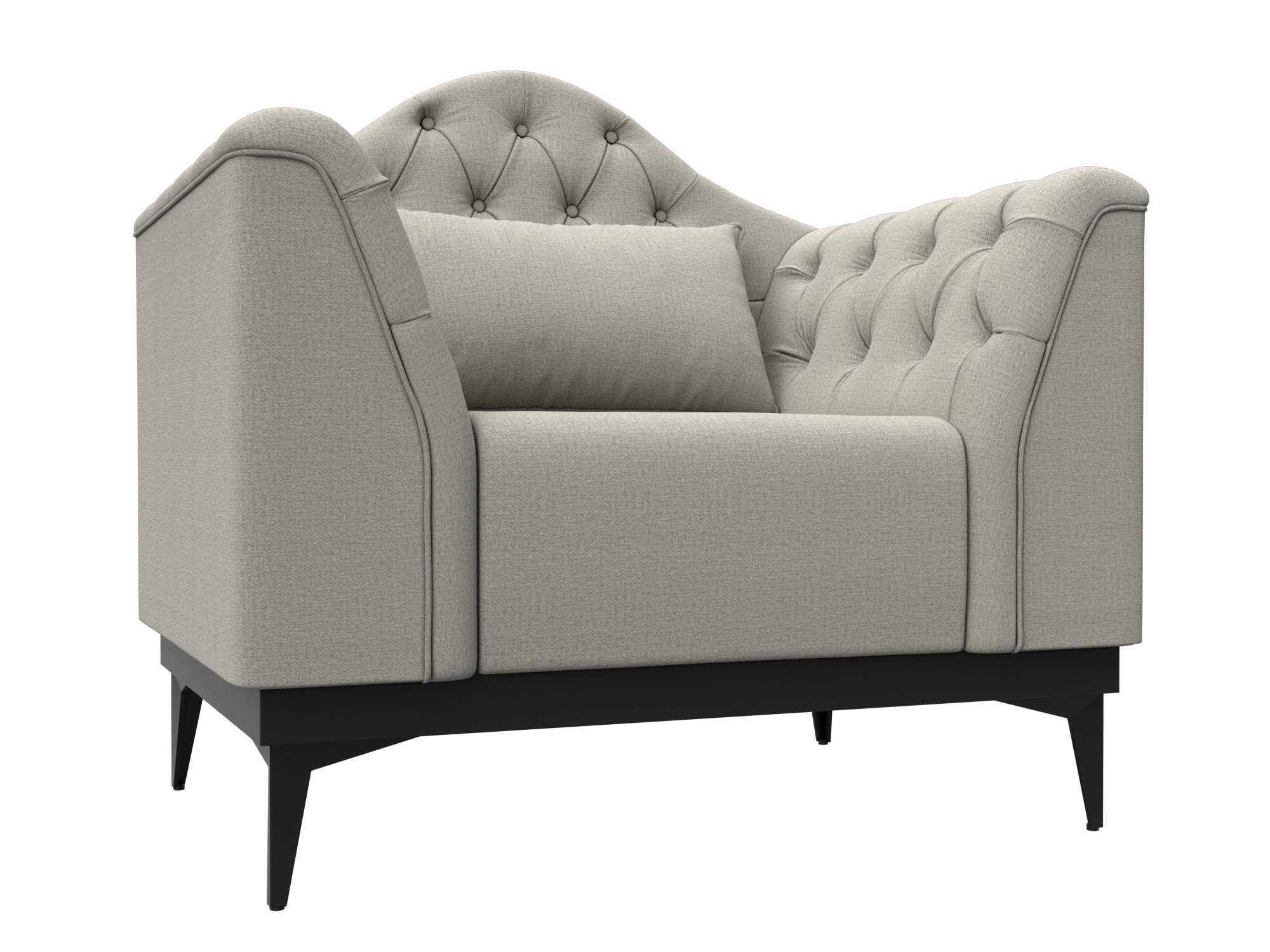 Изображение товара Мягкое кресло Лига диванов Флорида 100x99x85 см бежевое гипоаллергенное комфортное