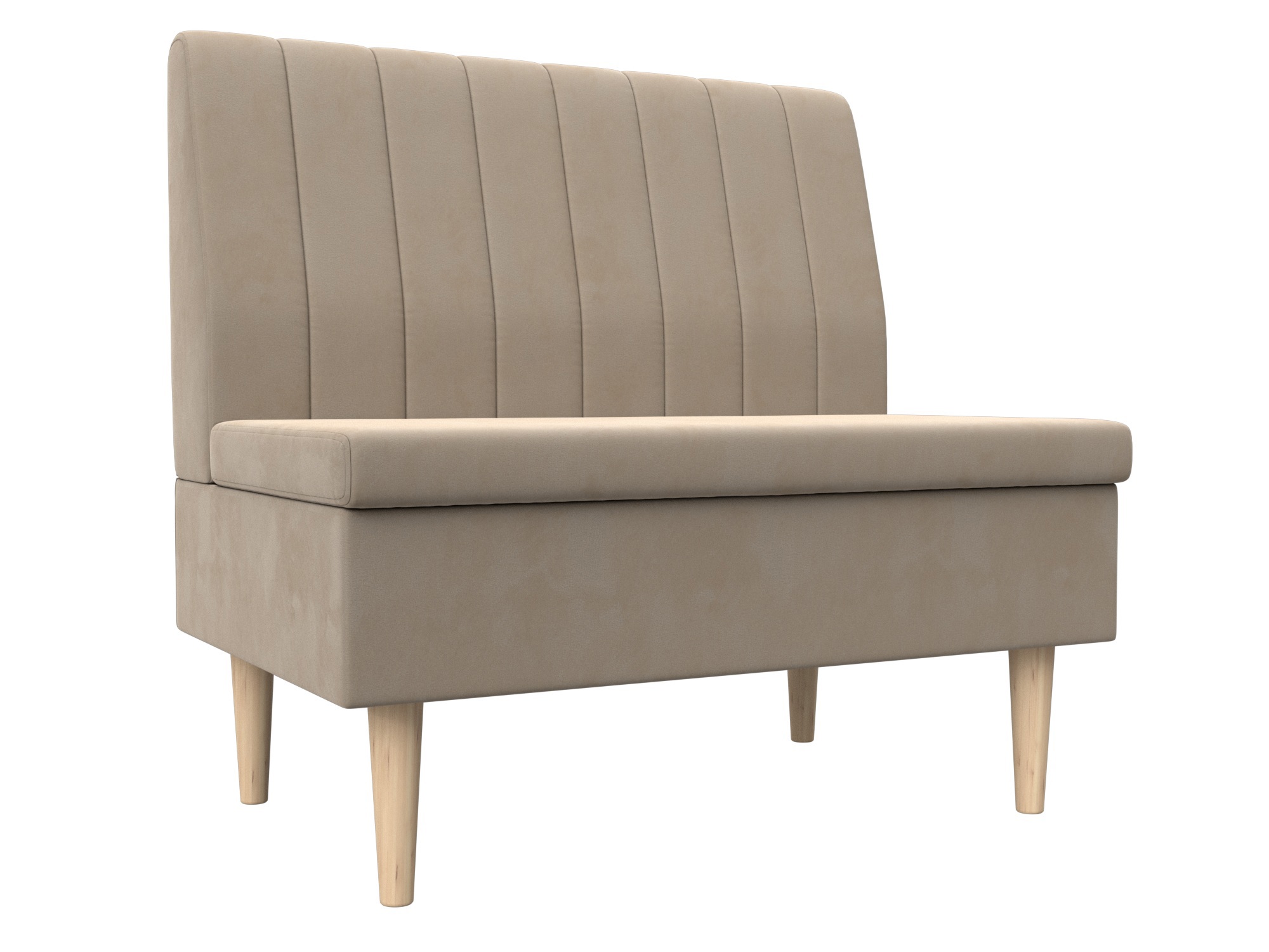 Изображение товара Диван прямой Лига диванов Мини 126039_спб велюр бежевый Россия