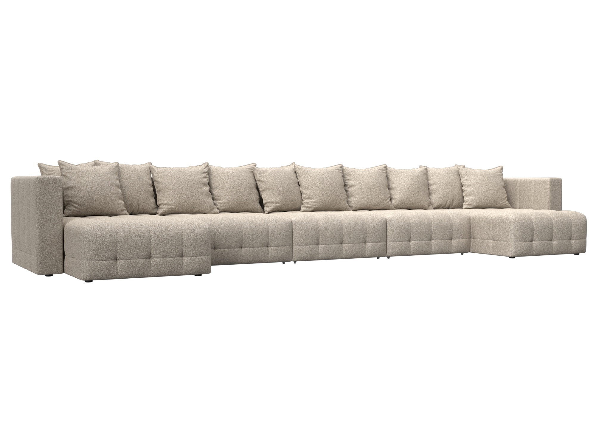 Изображение товара Диван раскладной Лига диванов 516x90x160 см велюр цвет ness 04 бежевый