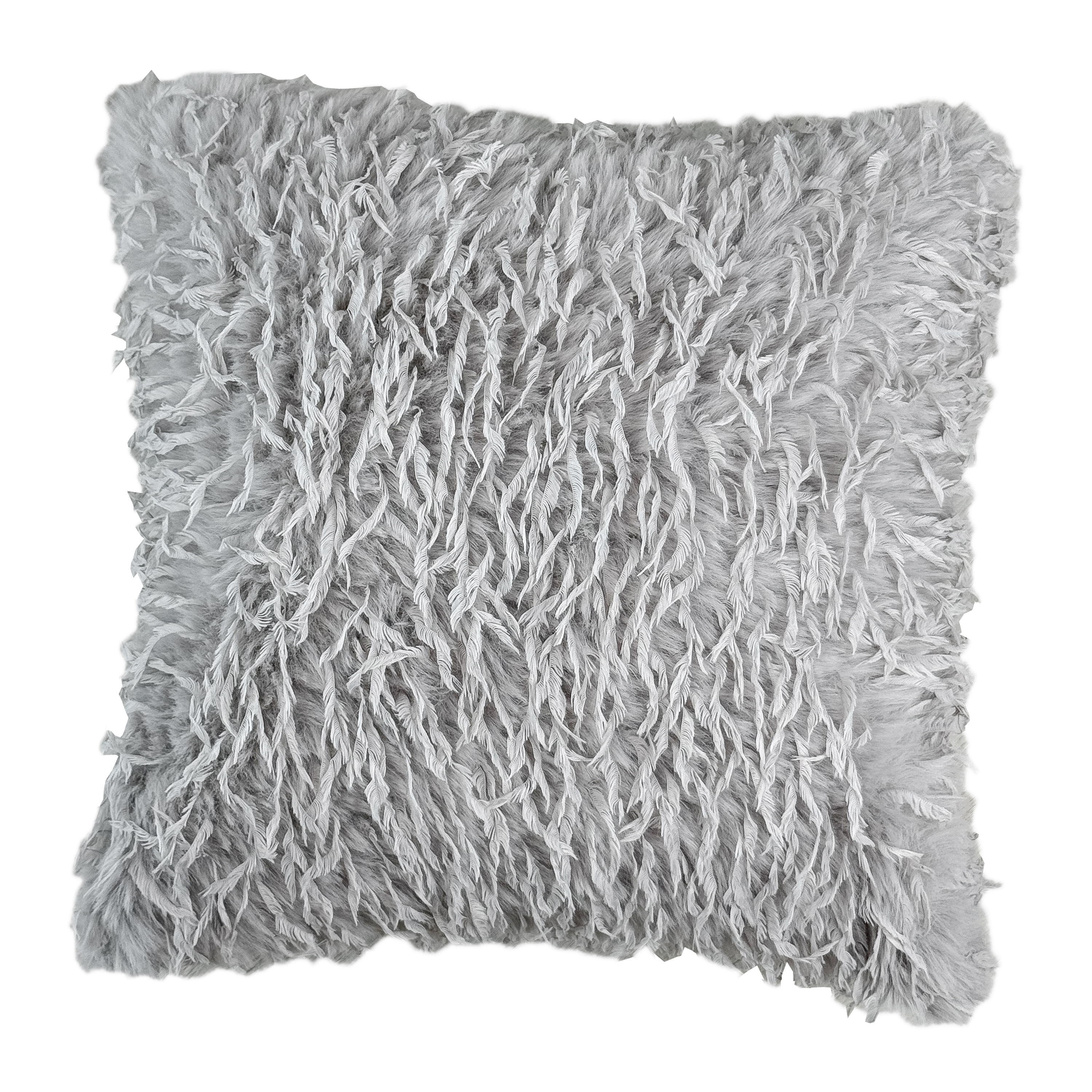 Изображение товара Декоративная подушка Linen Way Перья 45x45 см серая стиль неоклассика