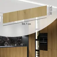 Изображение товара Фасад кухонного шкафа Верея 59.7x12.5 см KONSENSA ЛДСП цвет дуб гудзон золотой Изображение товара Фасад кухонного шкафа Верея 59.7x12.5 см KONSENSA ЛДСП цвет дуб гудзон золотой