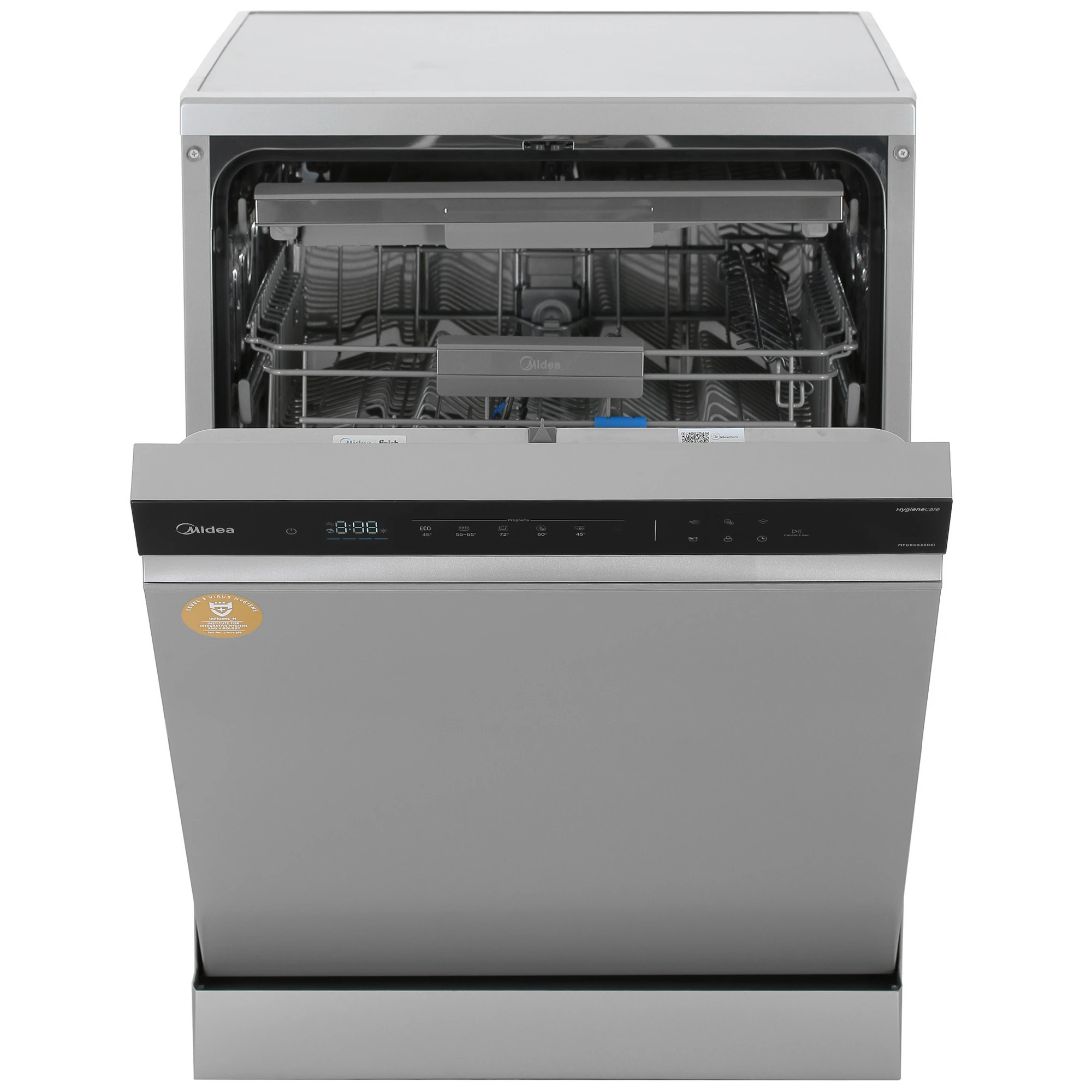 Изображение товара Встраиваемая посудомоечная машина Midea MFD 60S350Si 59.8 см 10 программ цвет серебристый