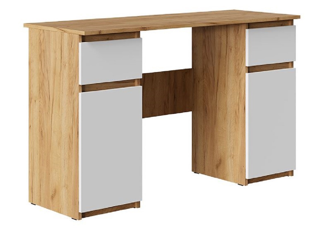 Изображение товара Стол компьютерный письменный с ящиками Мк стиль СП002бостбел 115x75x45 см