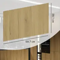 Изображение товара Фасад кухонного шкафа Верея 59.7x38.1 см KONSENSA ЛДСП цвет дуб гудзон золотой