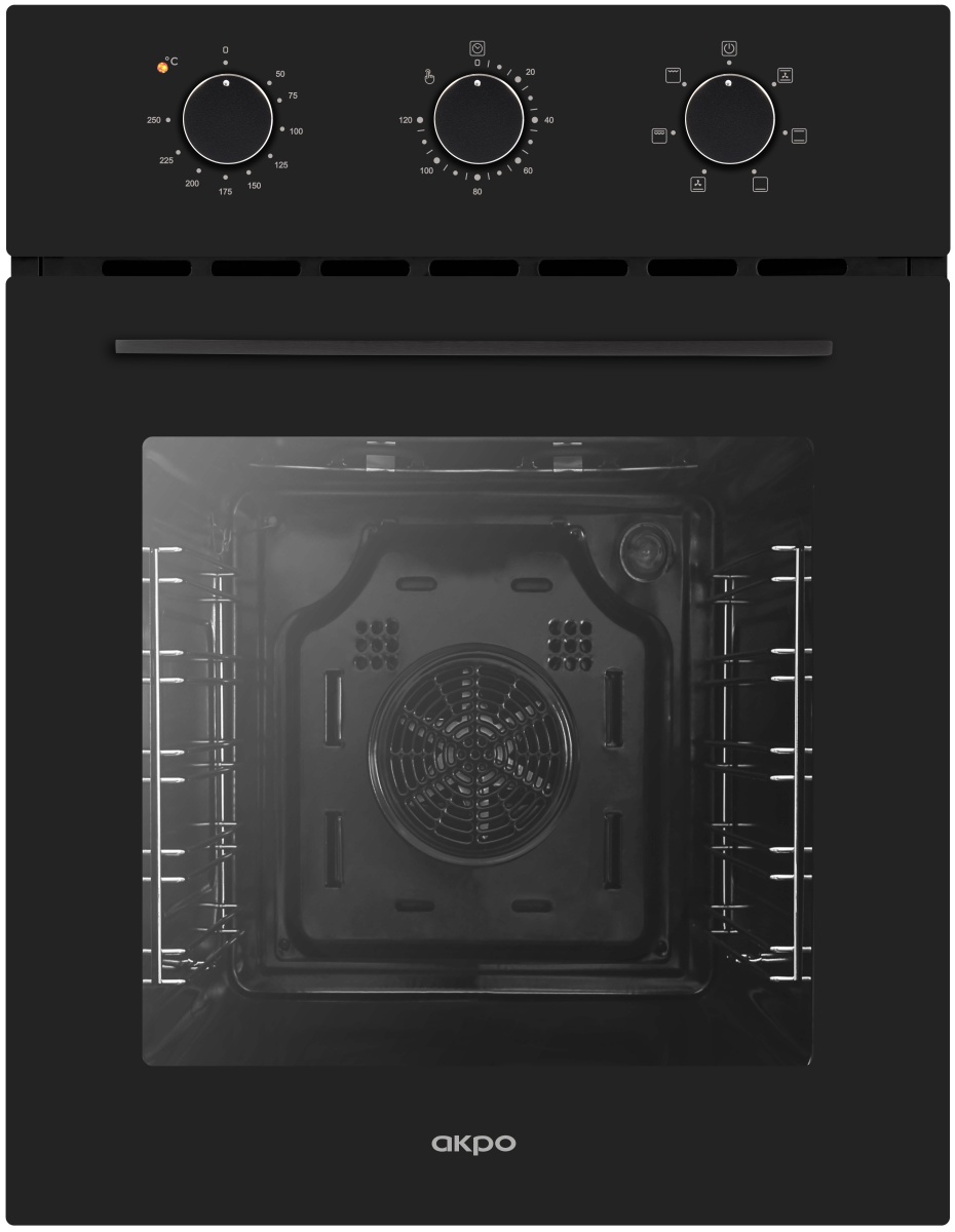 Изображение товара Встраиваемый электрический духовой шкаф AKPO PEA 45MM01 BL 58л гриль и таймер