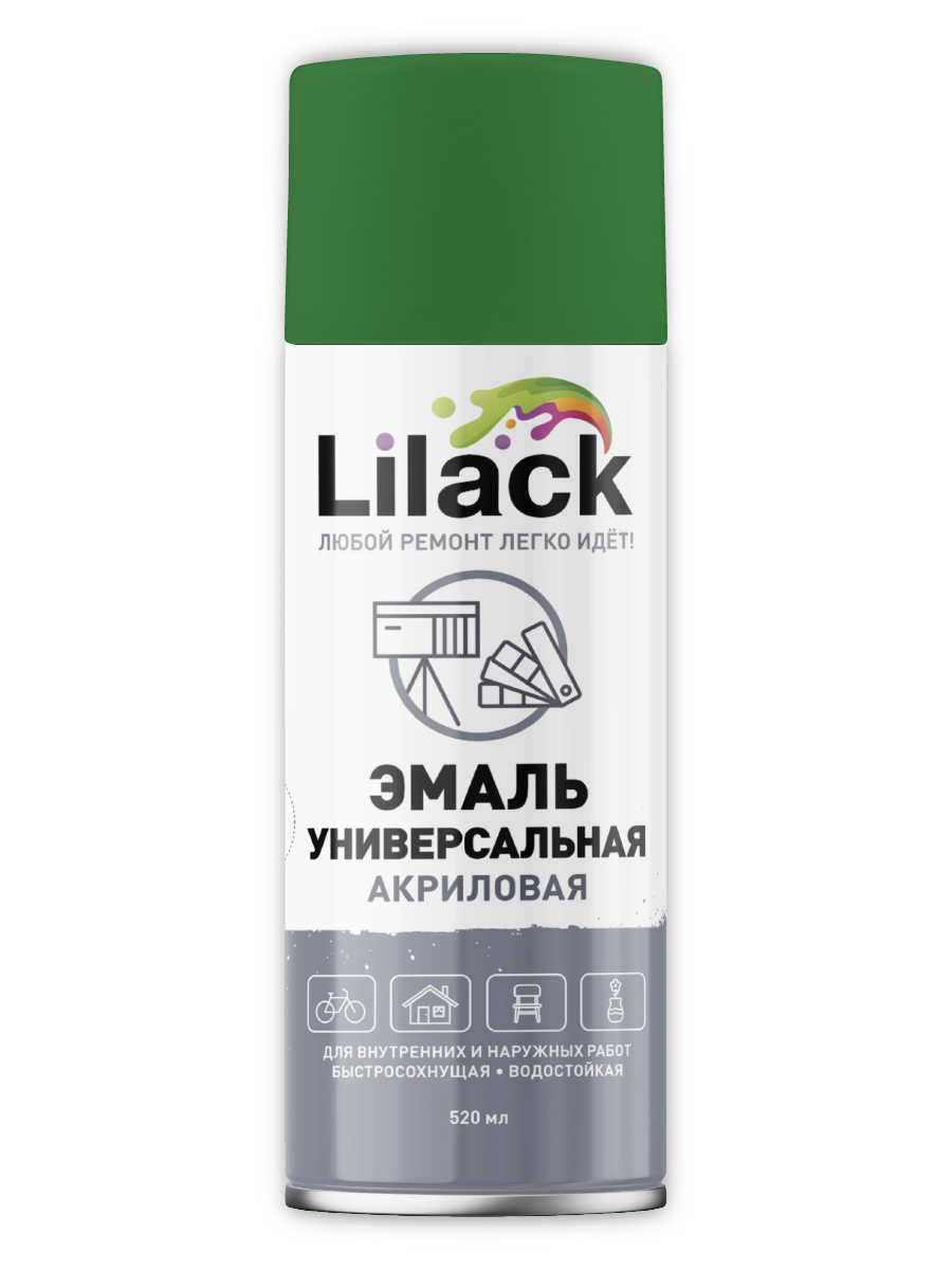 Изображение товара Глянцевая аэрозольная эмаль Lilack 7101-14 для разных поверхностей Изображение товара Глянцевая аэрозольная эмаль Lilack 7101-14 для разных поверхностей