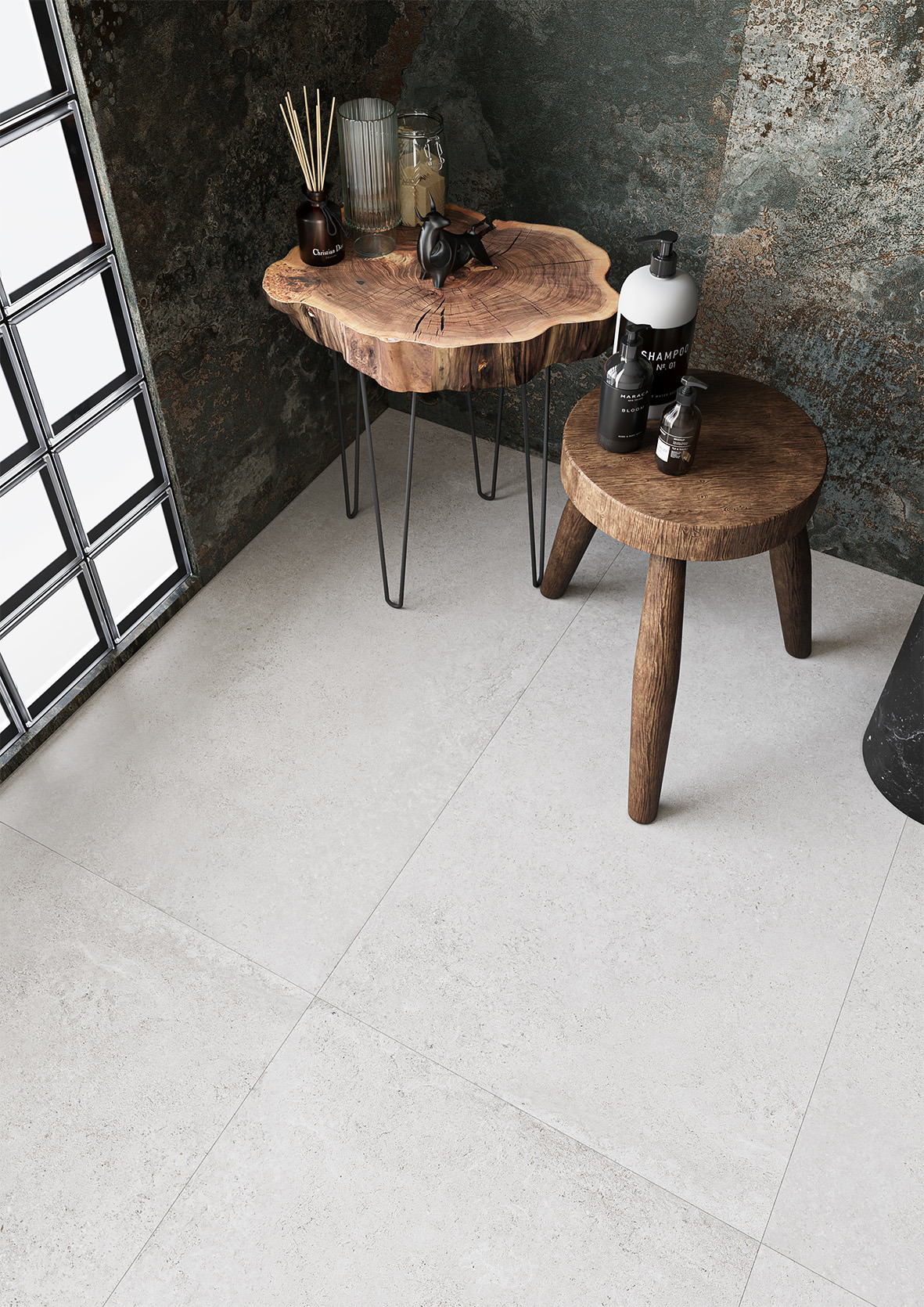 Изображение товара Керамогранит Staro Oslo Silver 60x120 см Antislip противоскользящий для пола и стен