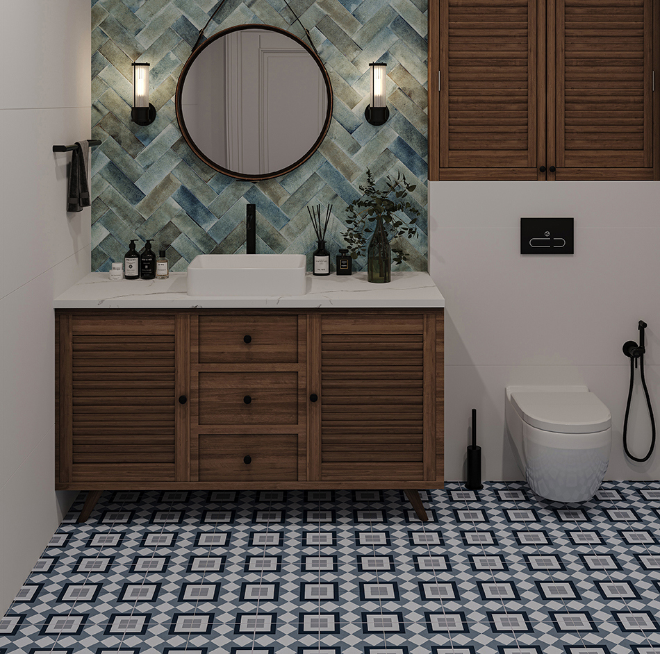 Изображение товара Керамогранит Staro Pre-cut Bristol Blue 60х60см Матовый