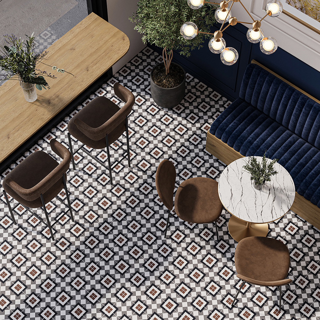 Изображение товара Керамогранит Staro Carpets 60x60 см разноцветный