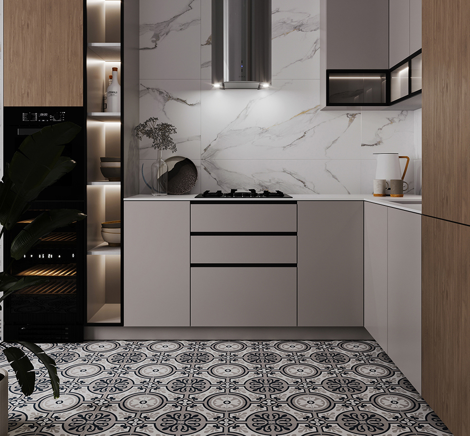 Изображение товара Керамогранит Staro Pre-cut Oxford 60x60см Matt 97980316 цвет разноцветный