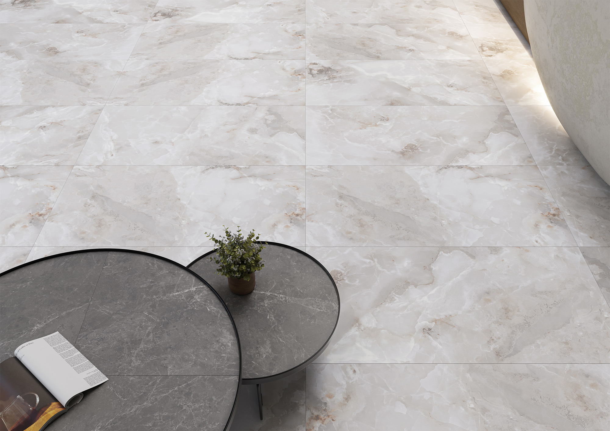 Изображение товара Керамогранит Staro Bianco Satin 60x120см цвет белый