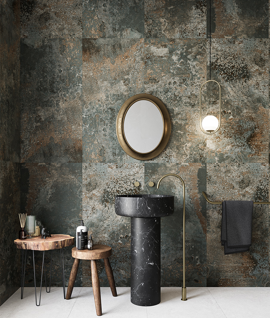 Изображение товара Керамогранит Staro Metal 60x120 см цвет зеленый