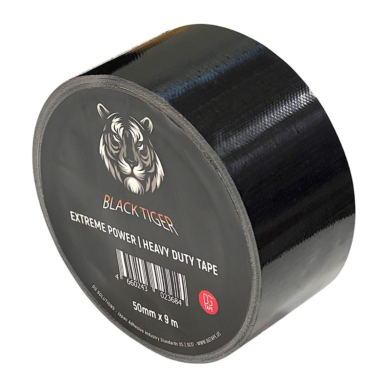 Изображение товара Клейкая лента Dgtape Tiger Black Extreme Power EXT50/23/B Гаффа тейп 50мм/23м цвет черный