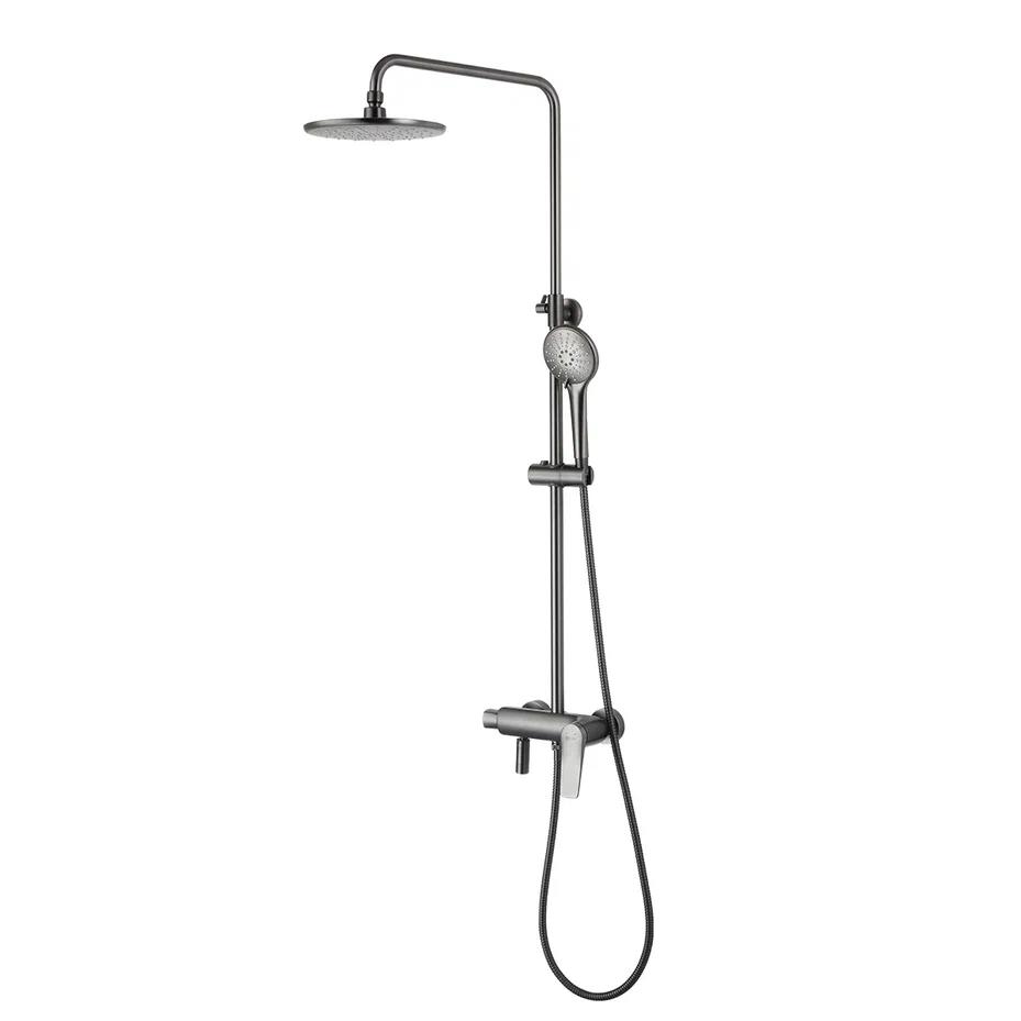 Изображение товара Душевая система Lemark Bronx LM3762GM 1 режим цвет графит Изображение товара Душевая система Lemark Bronx LM3762GM 1 режим цвет графит
