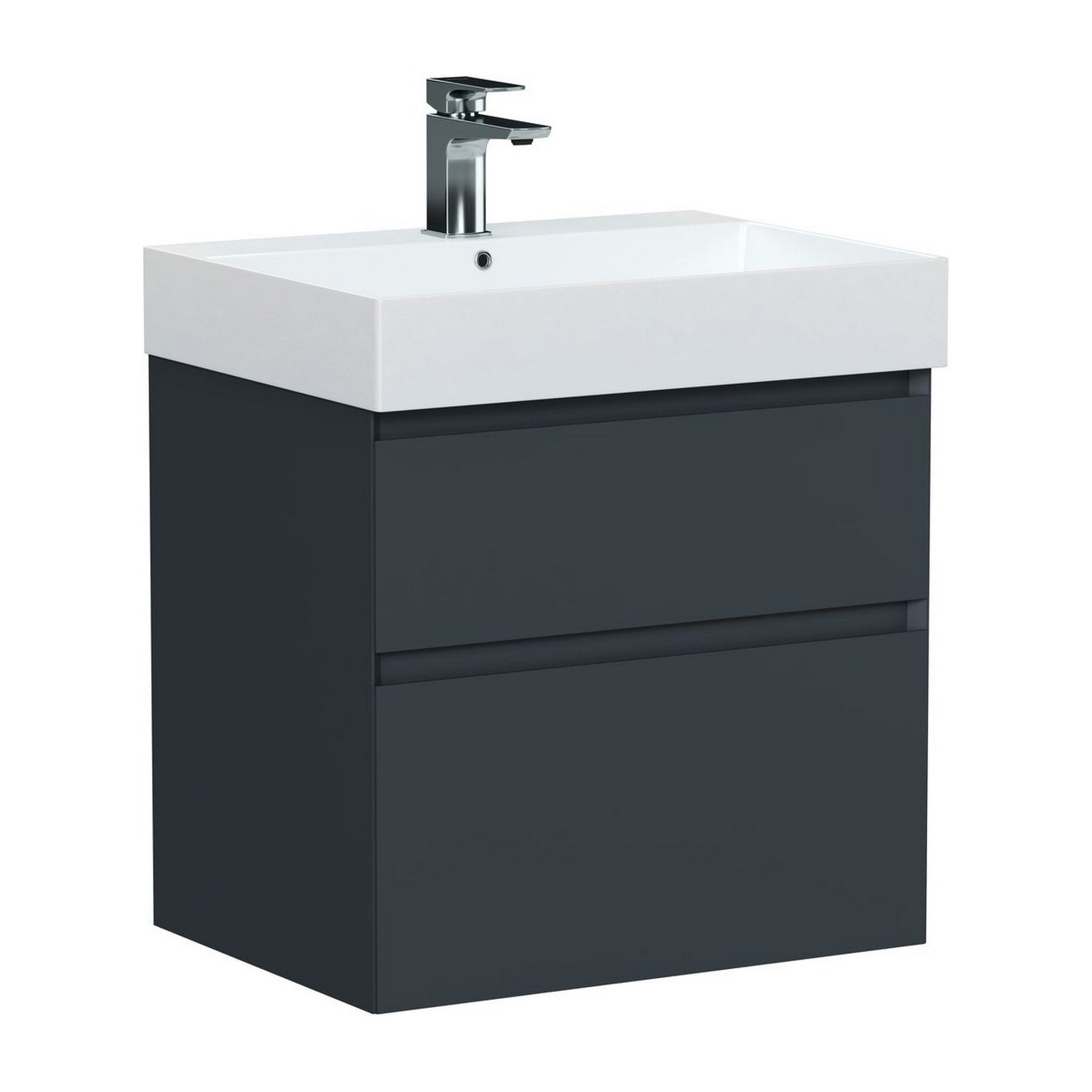 Изображение товара Тумба под раковину Allen Brau Infinity 60 антрацит матовая подвесная