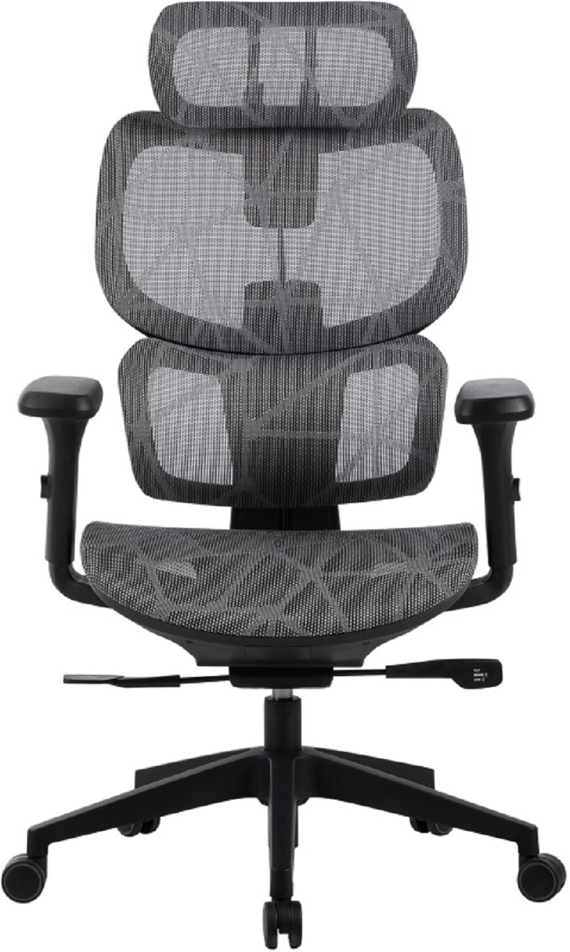Изображение товара Офисное кресло Cactus CS-MC555-GY 50x117x76 см ткань цвет черный