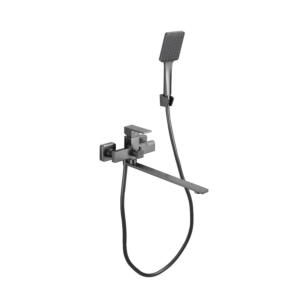 Изображение товара Смеситель для ванны Belz B22613-3 с душевой лейкой однорычажный цвет металлический