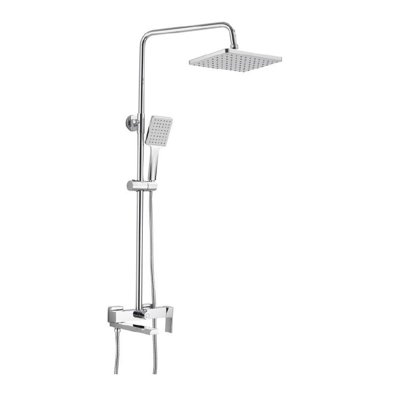 Изображение товара Душевая стойка belz B24613 со смесителем 1 режим цвет Хром