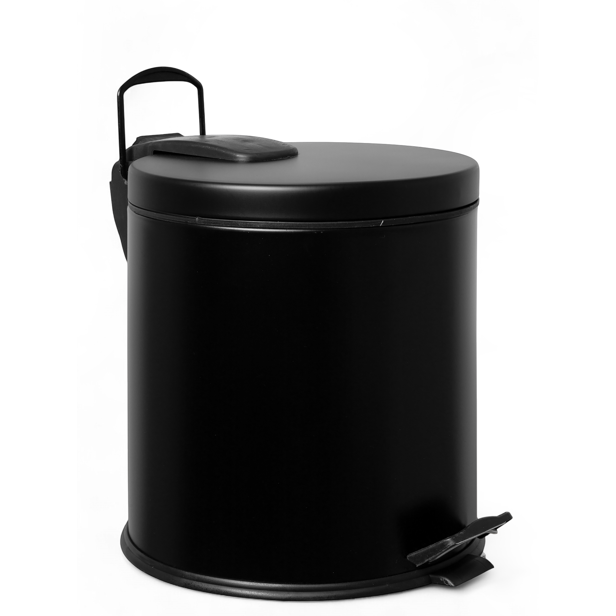 Изображение товара Мусорный контейнер педальный 20 л из нержавеющей стали черный матовый