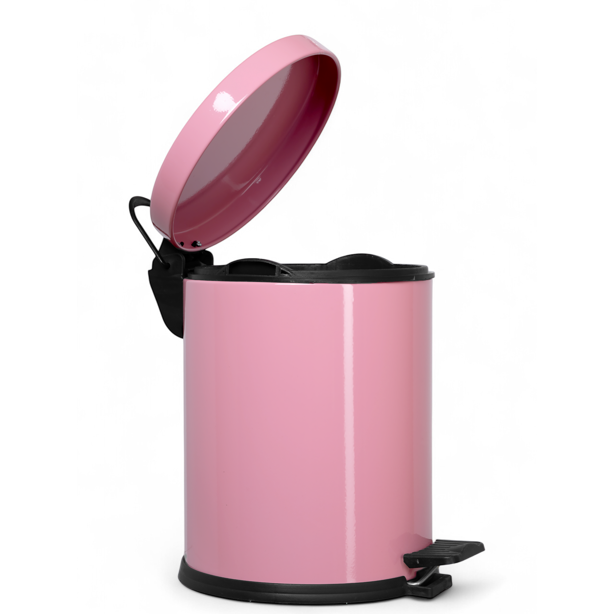 Изображение товара Мусорный контейнер педальный 5 л Miaprof нержавеющая сталь цвет розовый
