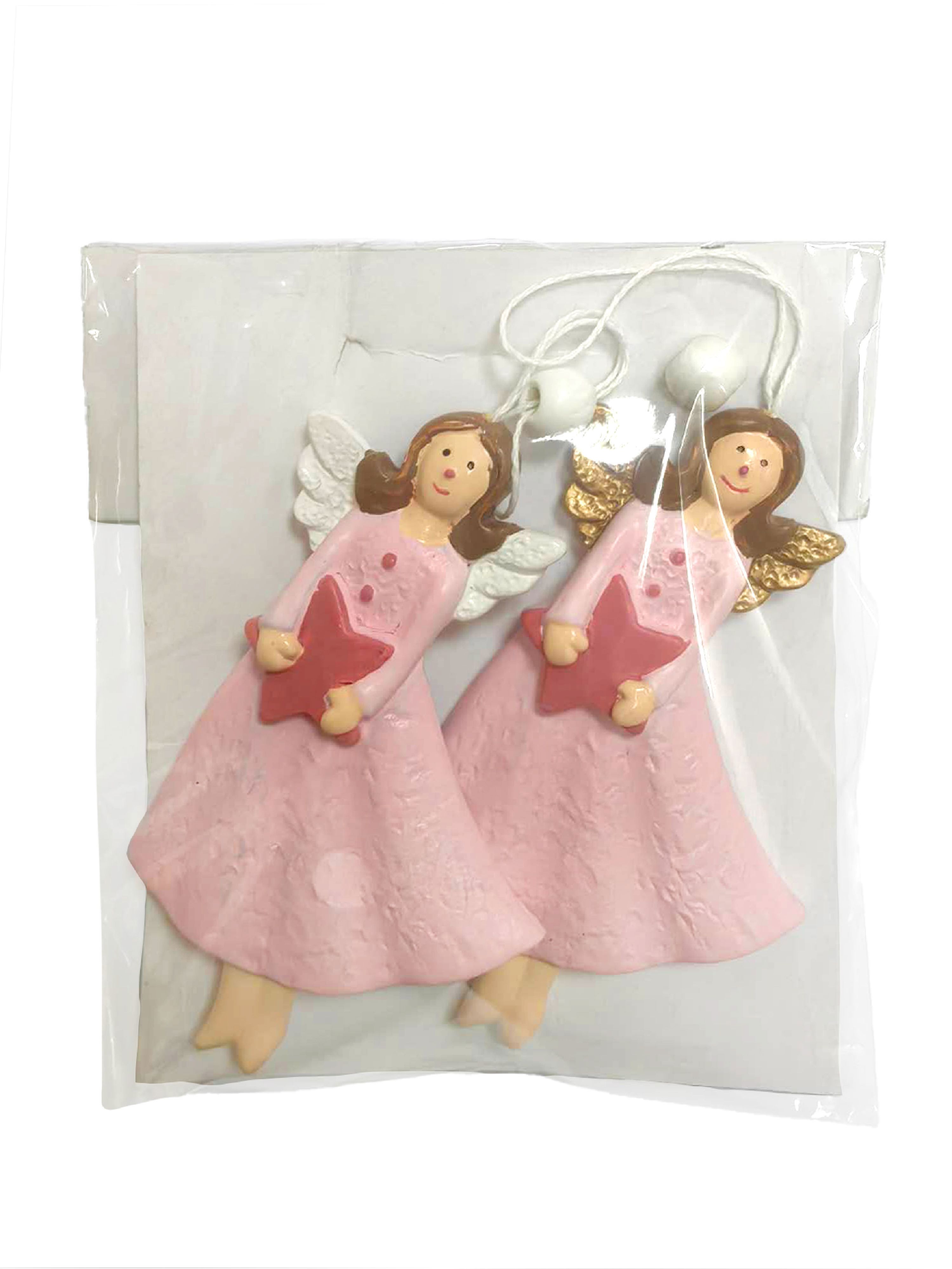 Изображение товара Набор елочных игрушек Фея 5,7 см разноцветный из полирезины 2 шт