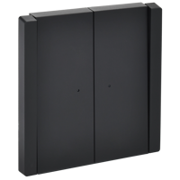 Изображение товара Выключатель накладной IEK Forte&Piano 2 клавиши с индикатором цвет черный
