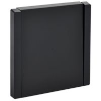 Изображение товара Выключатель проходной накладной IEK Forte&Piano 1 клавиша с индикатором цвет черный