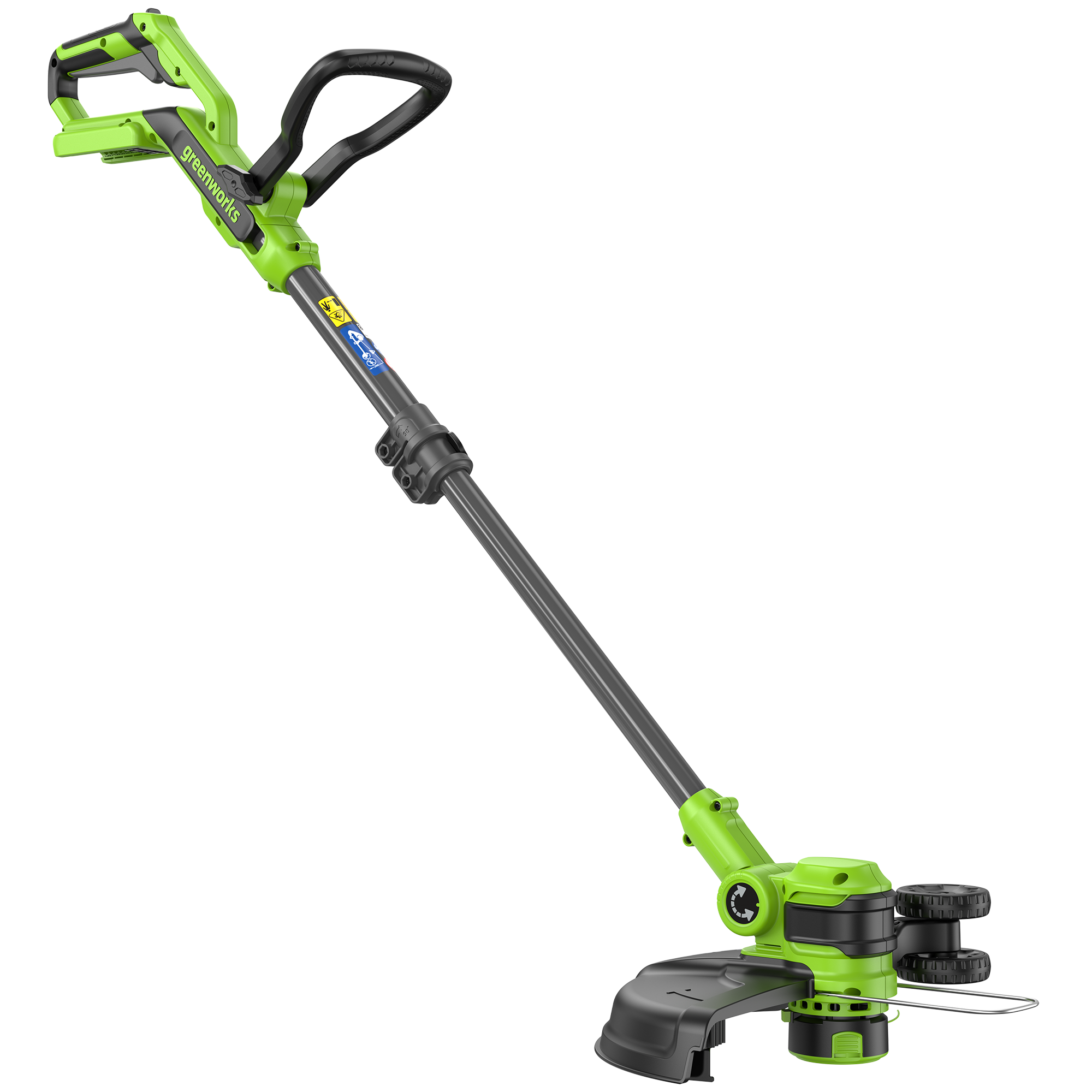 Изображение товара Аккумуляторный триммер Greenworks G40LT331 с ножами и аккумулятором 40 В Изображение товара Аккумуляторный триммер Greenworks G40LT331 с ножами и аккумулятором 40 В