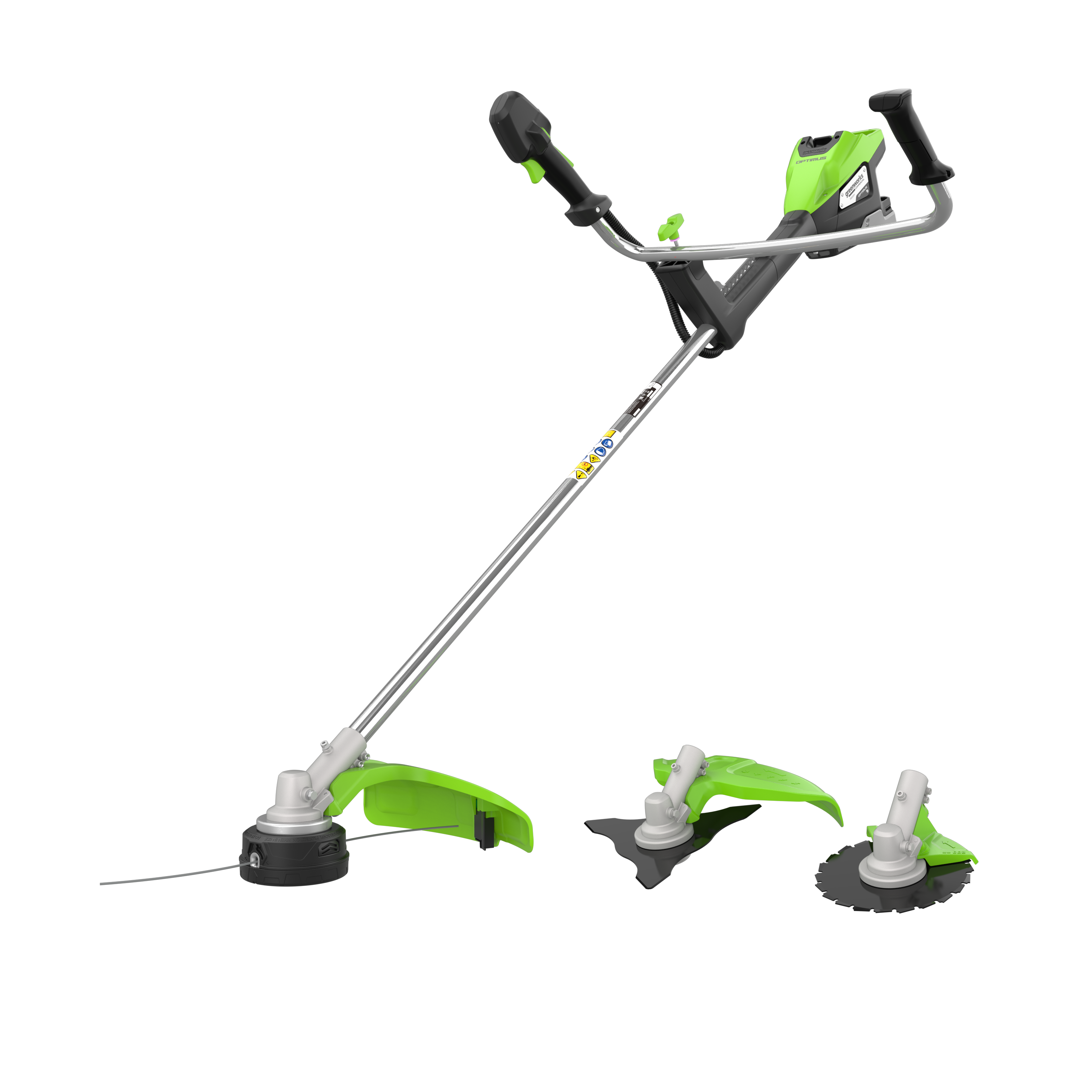 Изображение товара Триммер аккумуляторный бесщёточный Greenworks Tb201h 82 В АКБ и ЗУ не в комплекте Изображение товара Триммер аккумуляторный бесщёточный Greenworks Tb201h 82 В АКБ и ЗУ не в комплекте