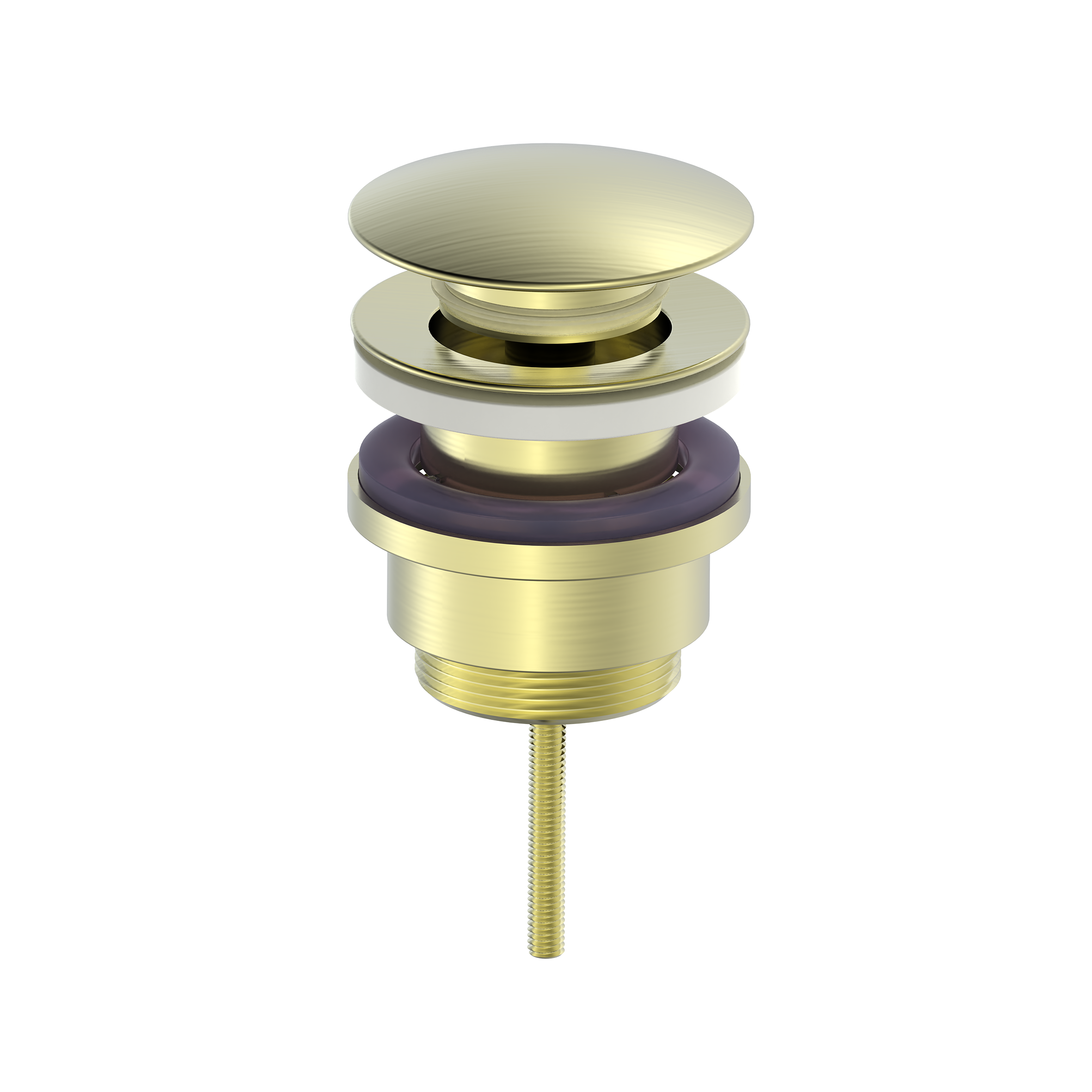 Изображение товара Донный клапан для ванны Oliveeka OL-SS07-BG 7 см ø40 клик-клак цвет матовое золото