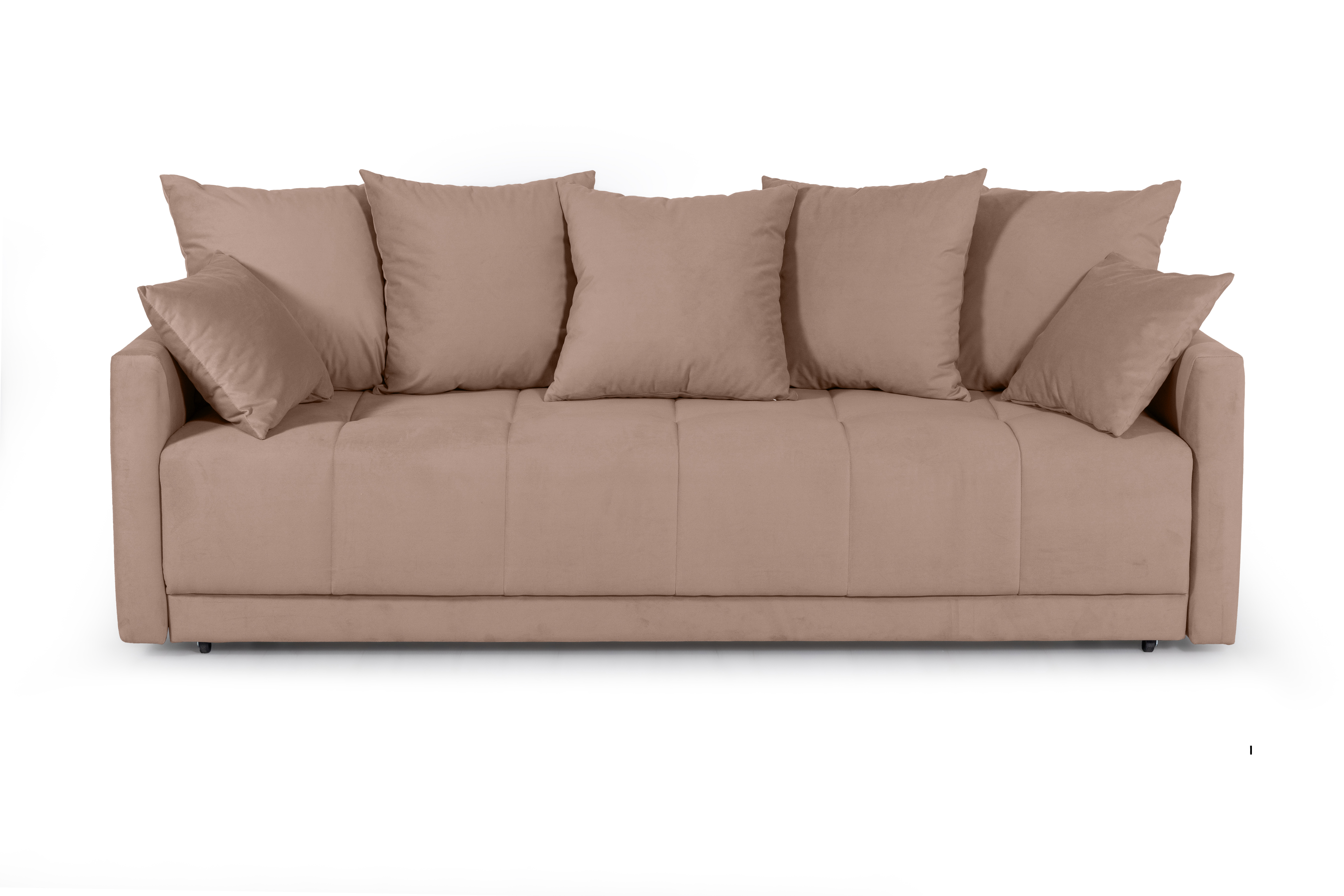 Изображение товара Диван раскладной СМК Хантер 219x92x90 см текстиль цвет светло-коричневый