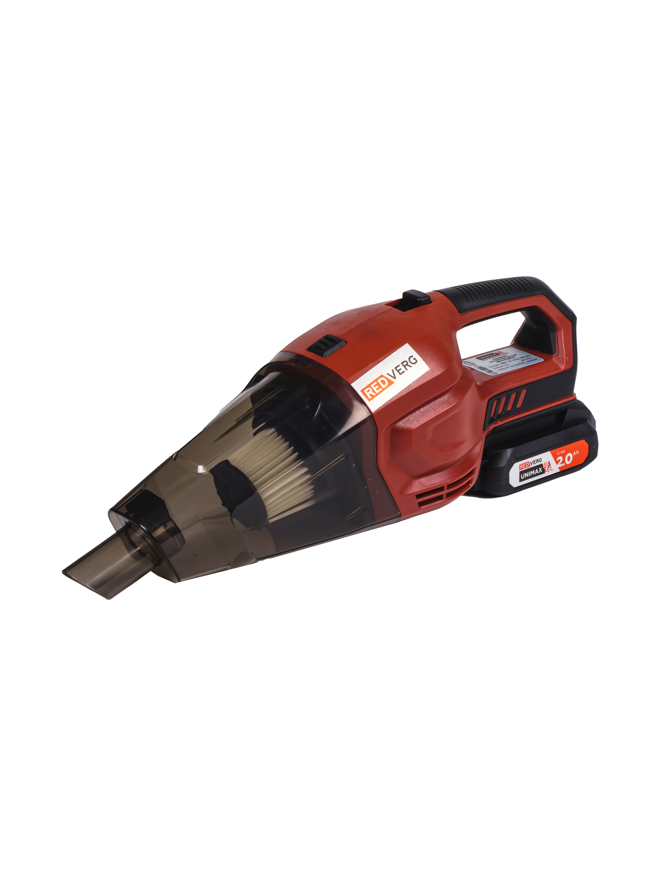 Изображение товара Пылесос вертикальный Redverg Rd-cvc18k/u 0.4 л 150 Вт цвет красный