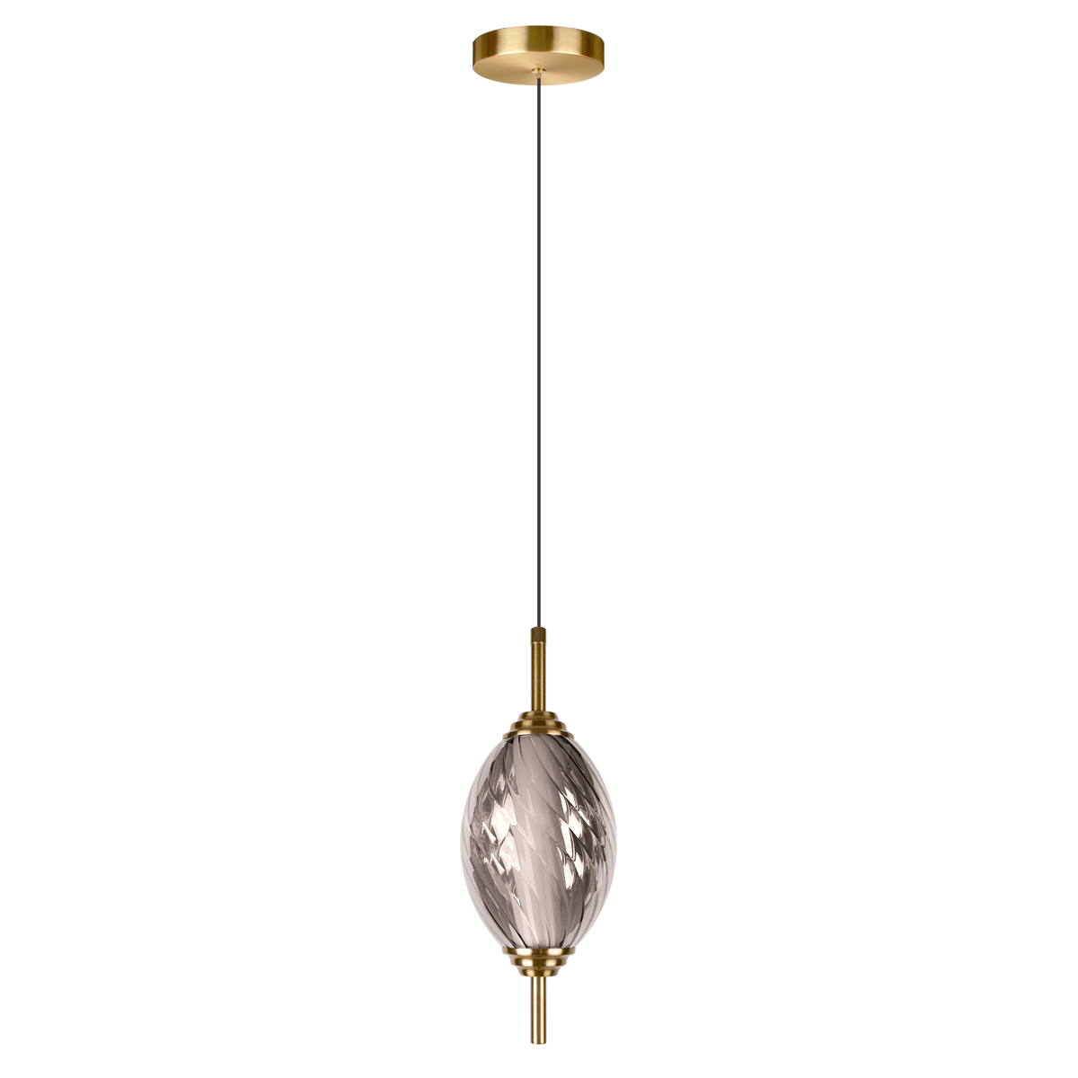 Изображение товара Светильник подвесной светодиодный Loft It Helix 10421-a smoke 9 м² нейтральный белый свет цвет бронза/дымчатый