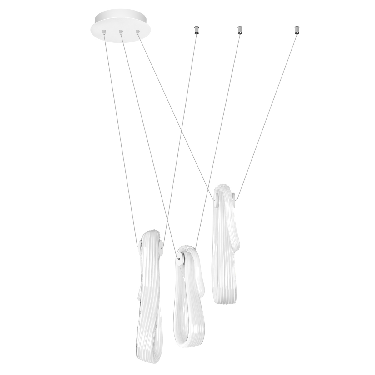 Изображение товара Светильник подвесной светодиодный Loft It Series 10400-3 2 м² теплый белый (желтый) свет цвет белый